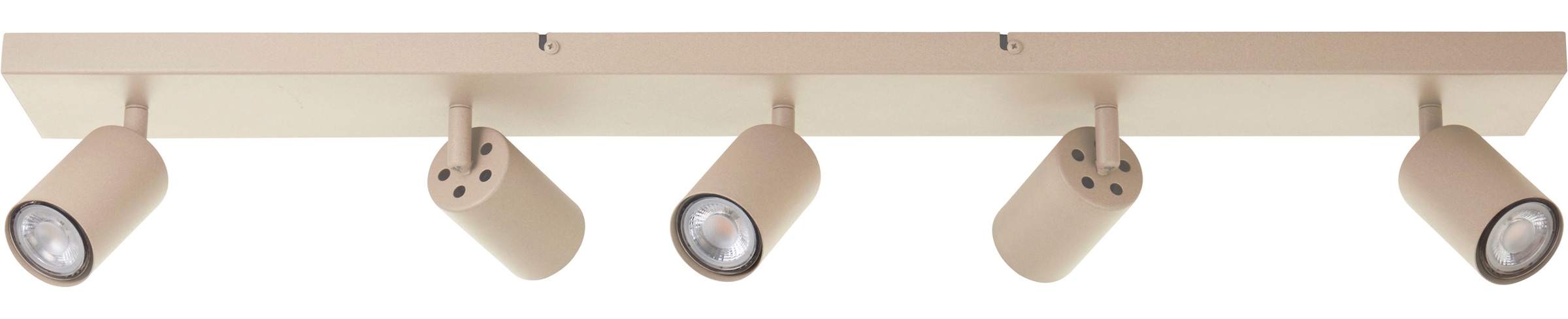 Brilliant Deckenstrahler »Jello« GU10 1 Stk. Warmweiß GU10 LED inkl., 350 lm, 3000 K, schwenkbar, Metall, champagnerfarben