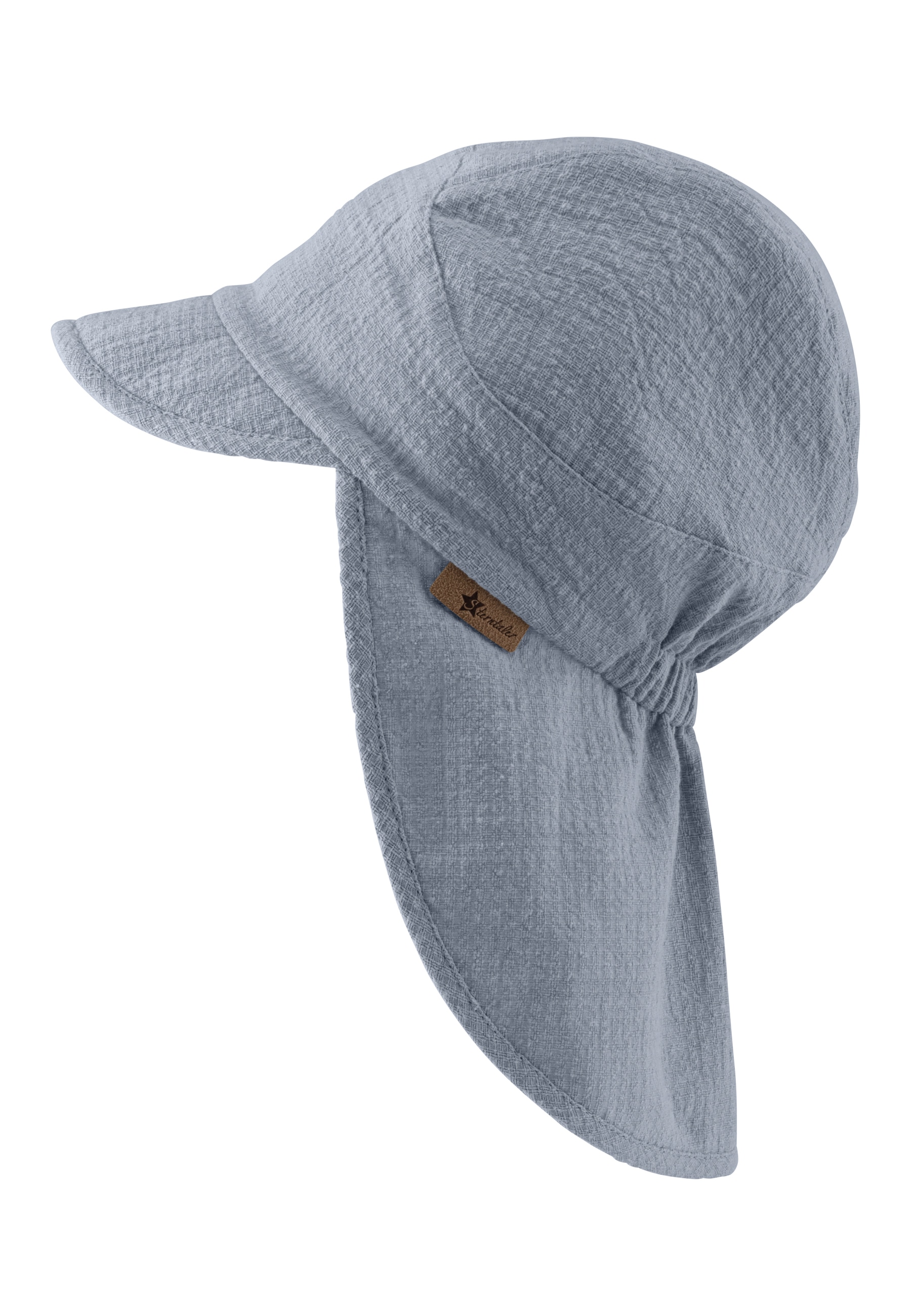 Sterntaler® Schirmmütze »Schirmmütze mit Nackenschutz Struktur«