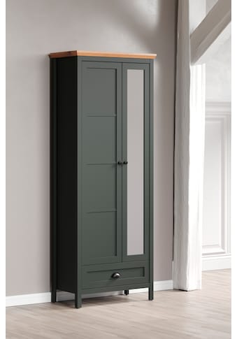 Garderobenschrank »Vienna«, (1 St.), Matt, hellbraune Echtholzoptik, 77 cm breit,...