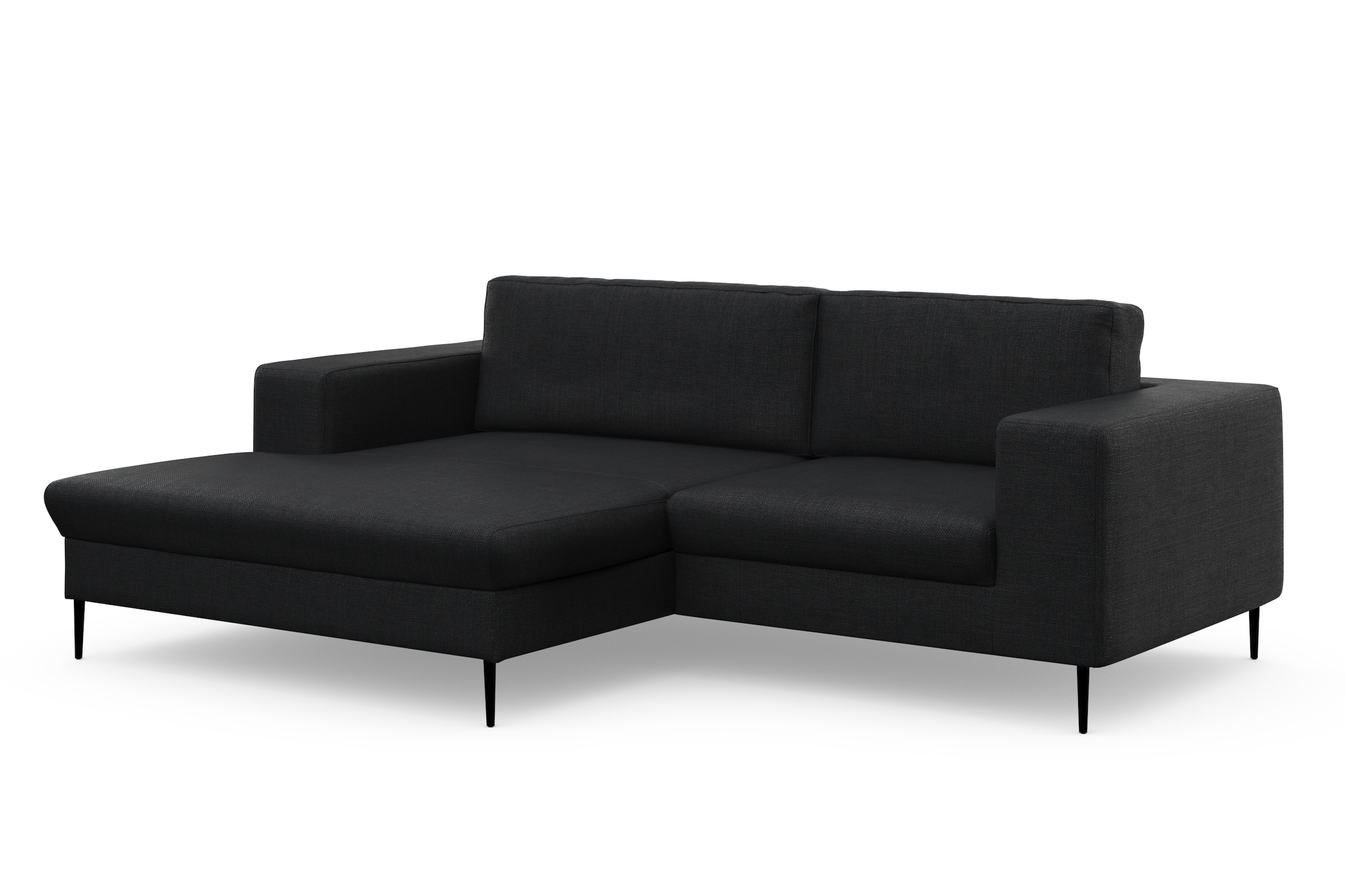 DOMO collection Ecksofa »Modica kompakt und elegant, Breite 244, L-Form«, moderne Optik mit extrabreiter Recamiere, auch in Cord