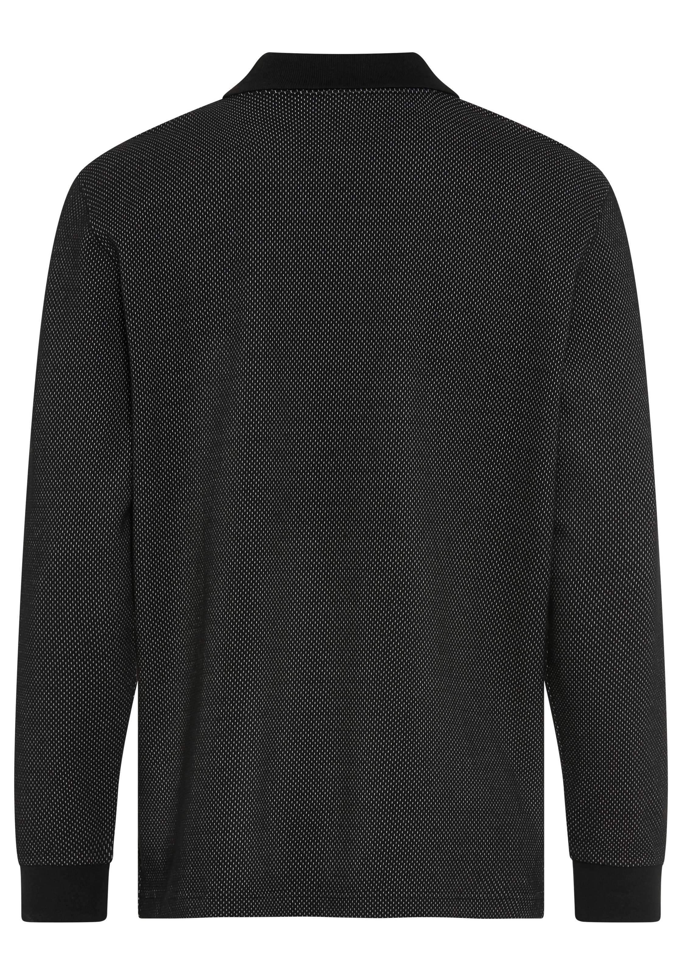 Bruno Banani Poloshirt Markante Melange-Struktur trifft auf zeitlosen Polo-Style