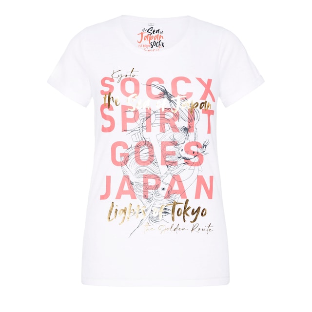 SOCCX T-Shirt »Soccx Damen T-Shirt« im OTTO Online Shop