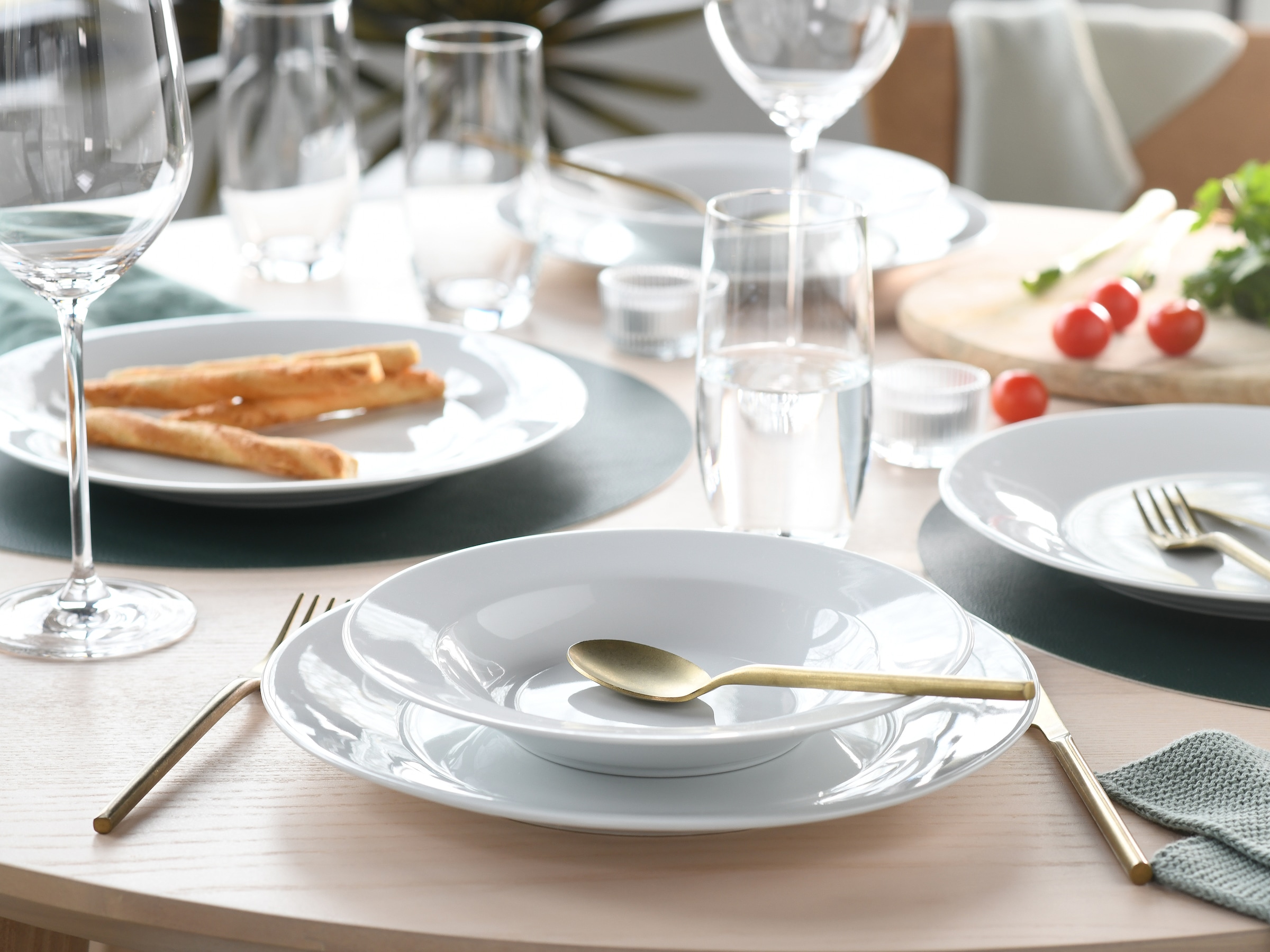 OTTO home Geschirr-Set »Babbette« Moderne Optik, Zeitloses Design, Beliebig kombinierbar