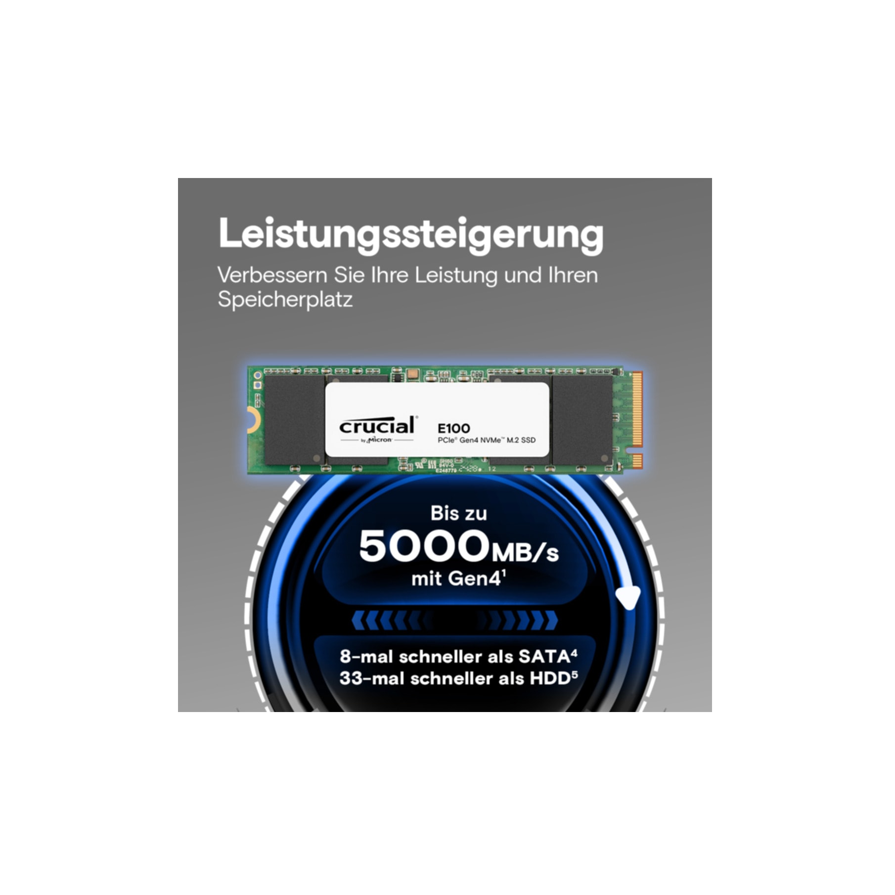 Crucial interne SSD »E100«