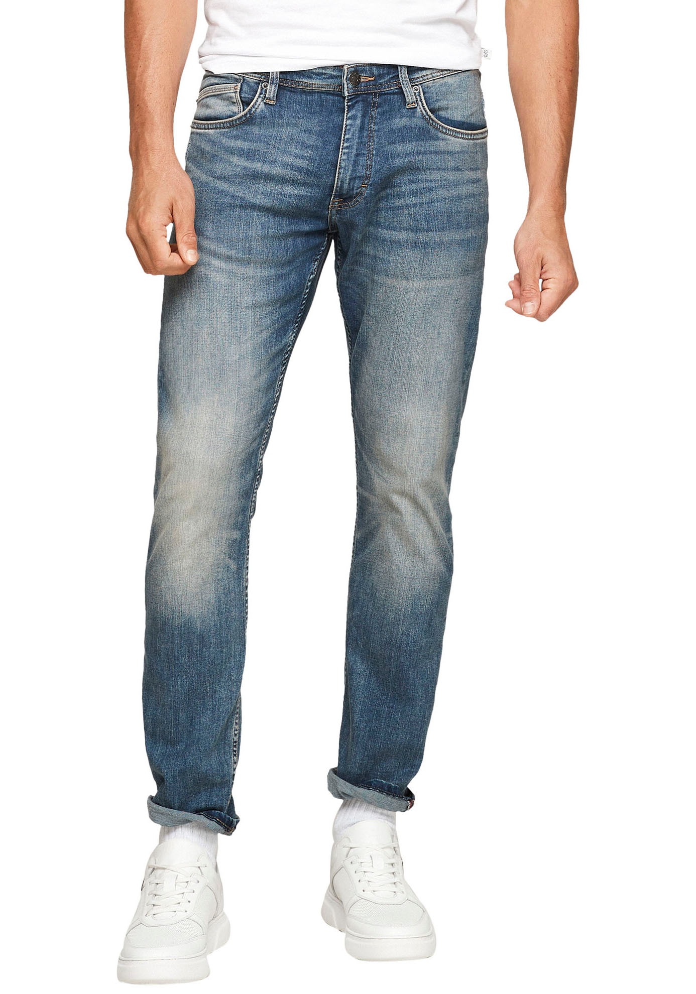 s.Oliver 5-Pocket-Jeans, mit leichten Abriebeffekten