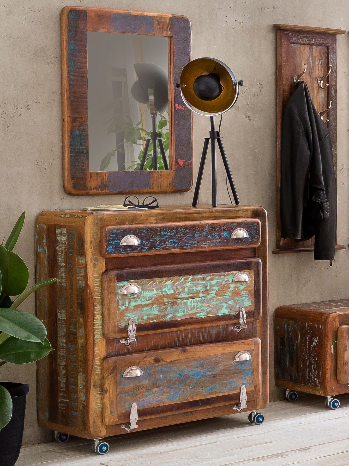 SIT Garderobenpaneel »Fridge«, Shabby Chic, Vintage