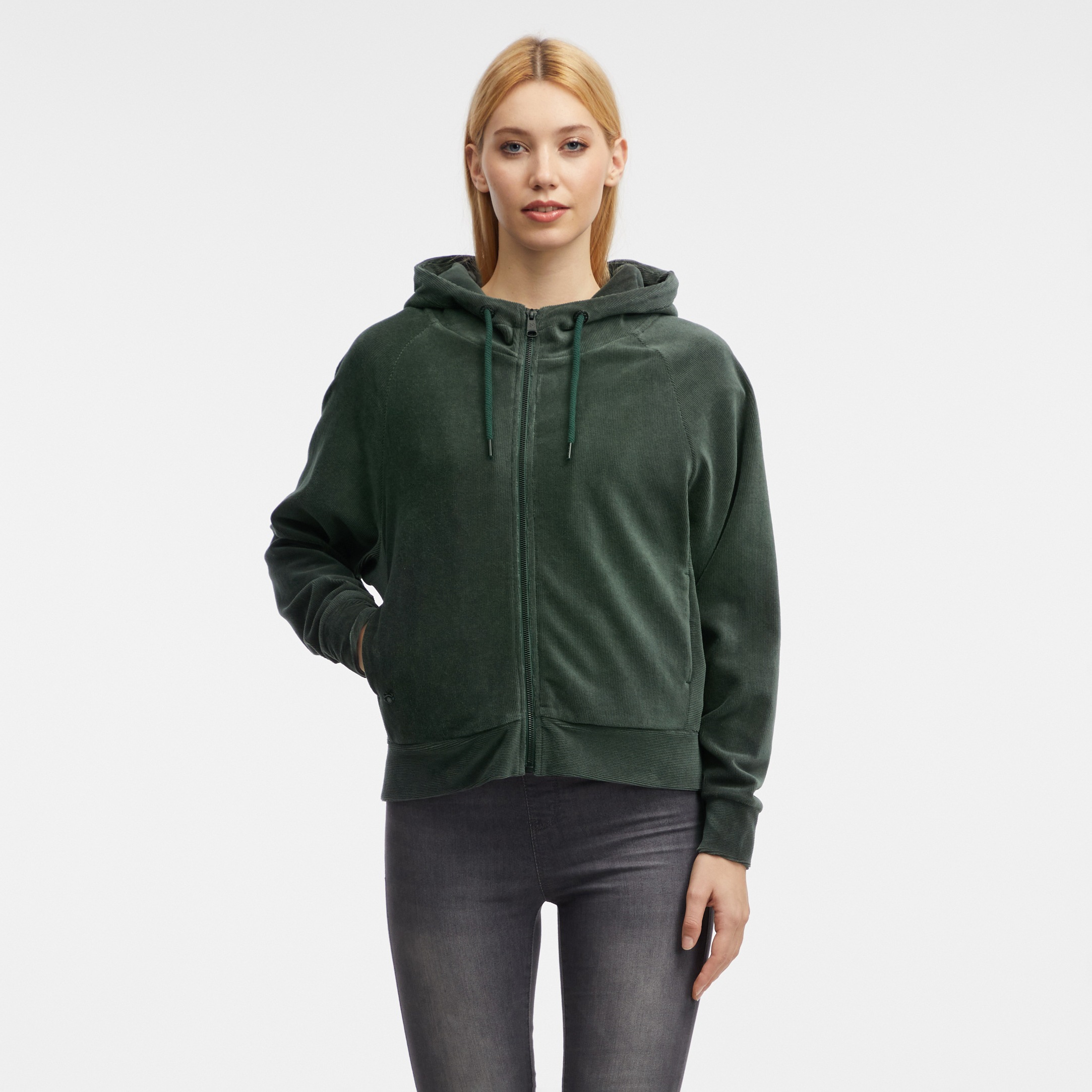 Ragwear Kapuzensweatjacke »CORDULY«, weiche Nickiware