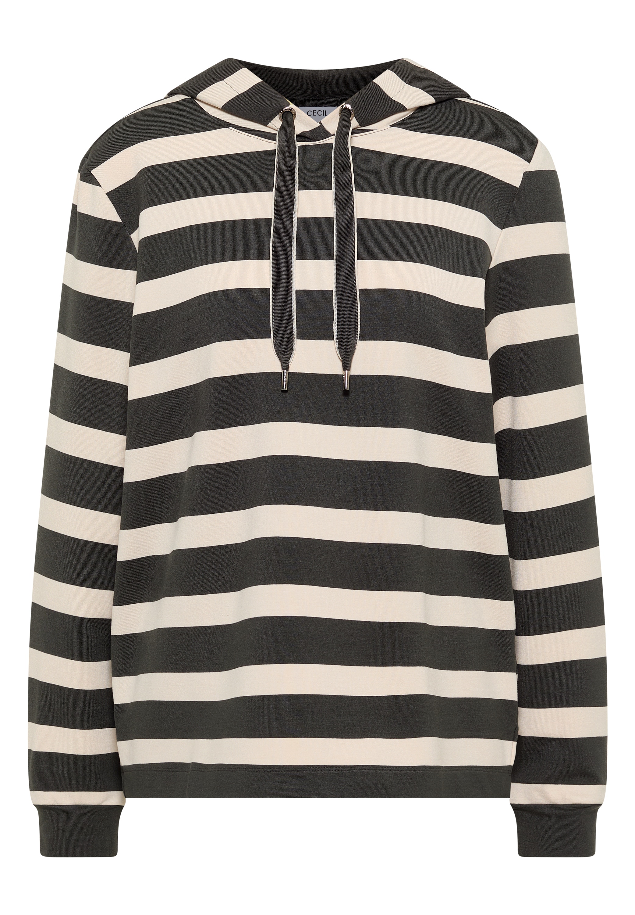 Cecil Kapuzensweatshirt , im Streifen-Design
