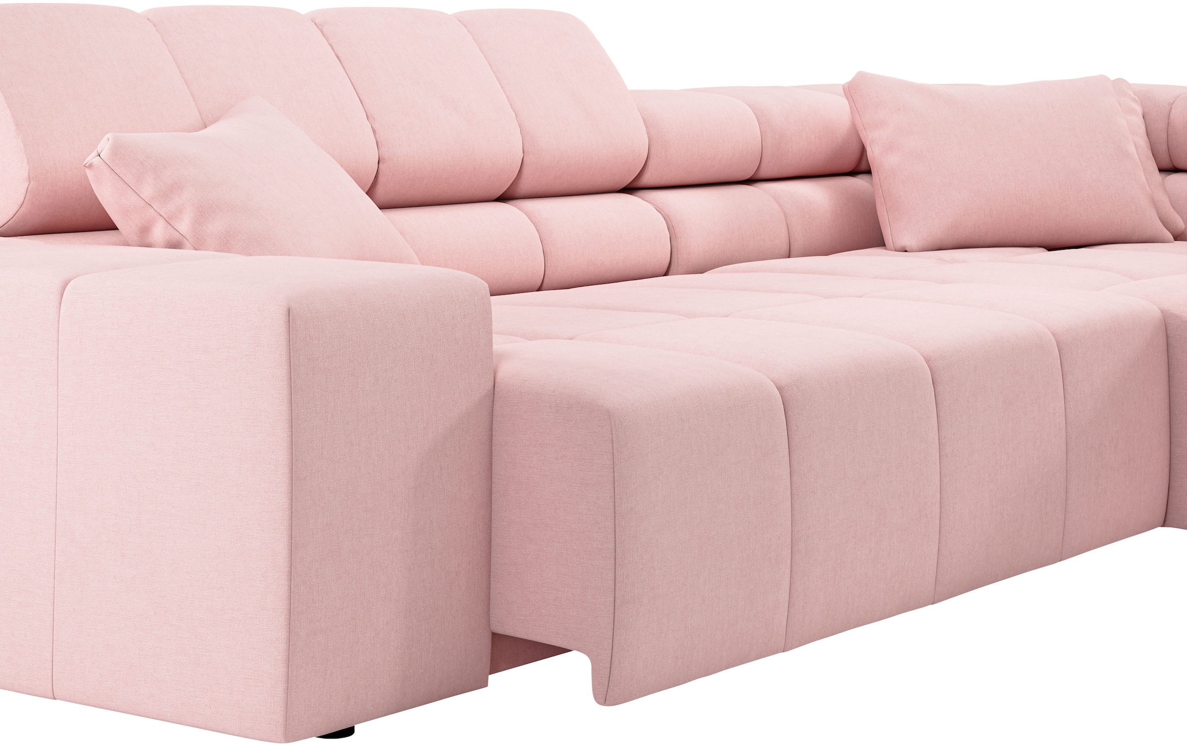 INOSIGN Ecksofa »Ancona incl. Kopfteilverstellung, OTTOs Choice, Breite 319cm, L-Form«, wahlweise motorische Sitztiefenverstellung, auch in Cord + Easy Care