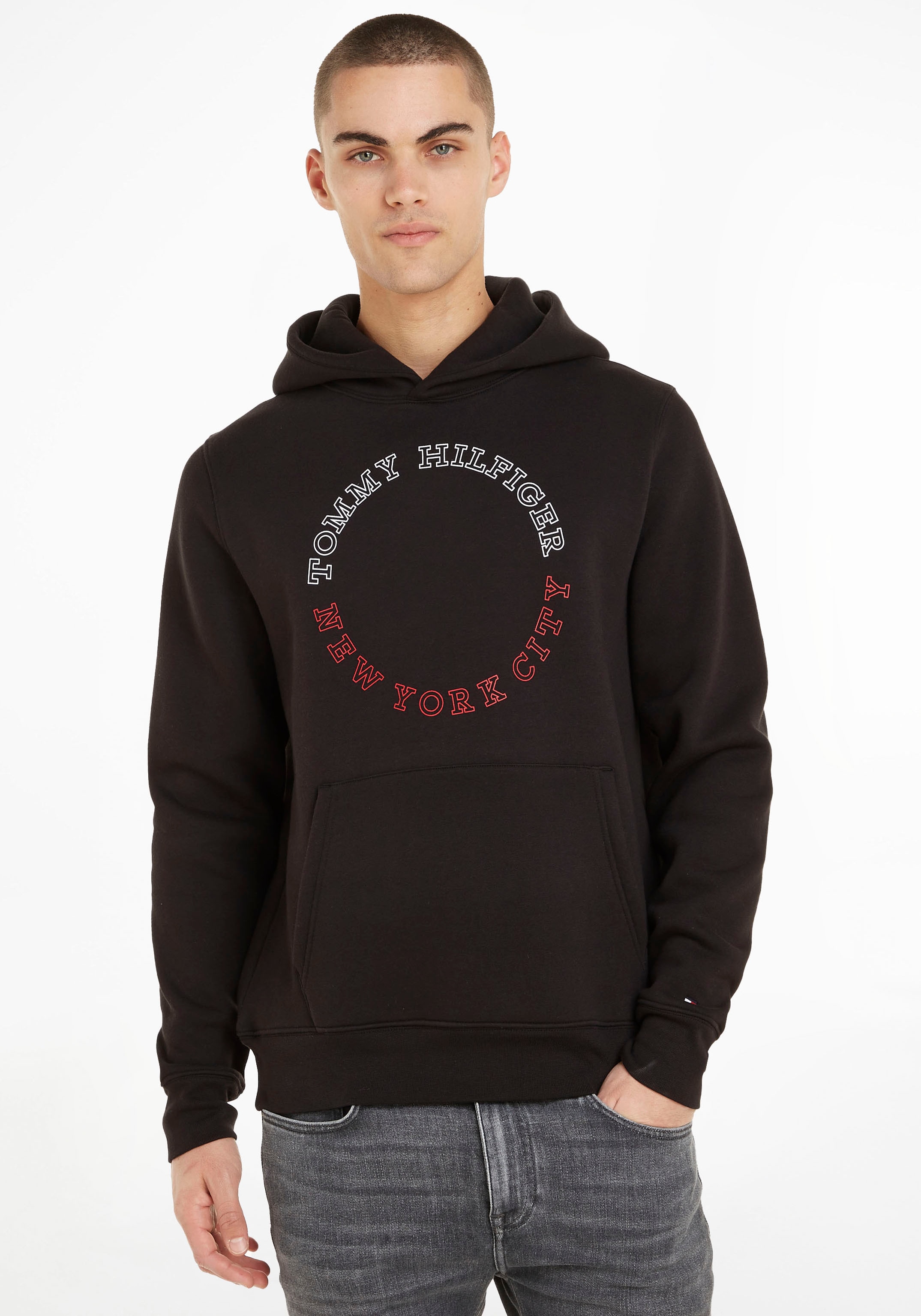 Tommy Hilfiger Kapuzensweatshirt »MONOTYPE ROUNDALL online bei OTTO HOODY« bestellen