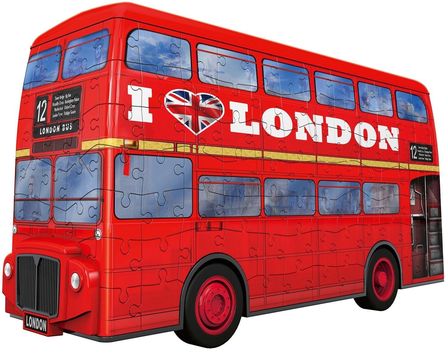 Ravensburger 3D-Puzzle »London Bus«, Made in Europe, FSC® - schützt Wald - weltweit