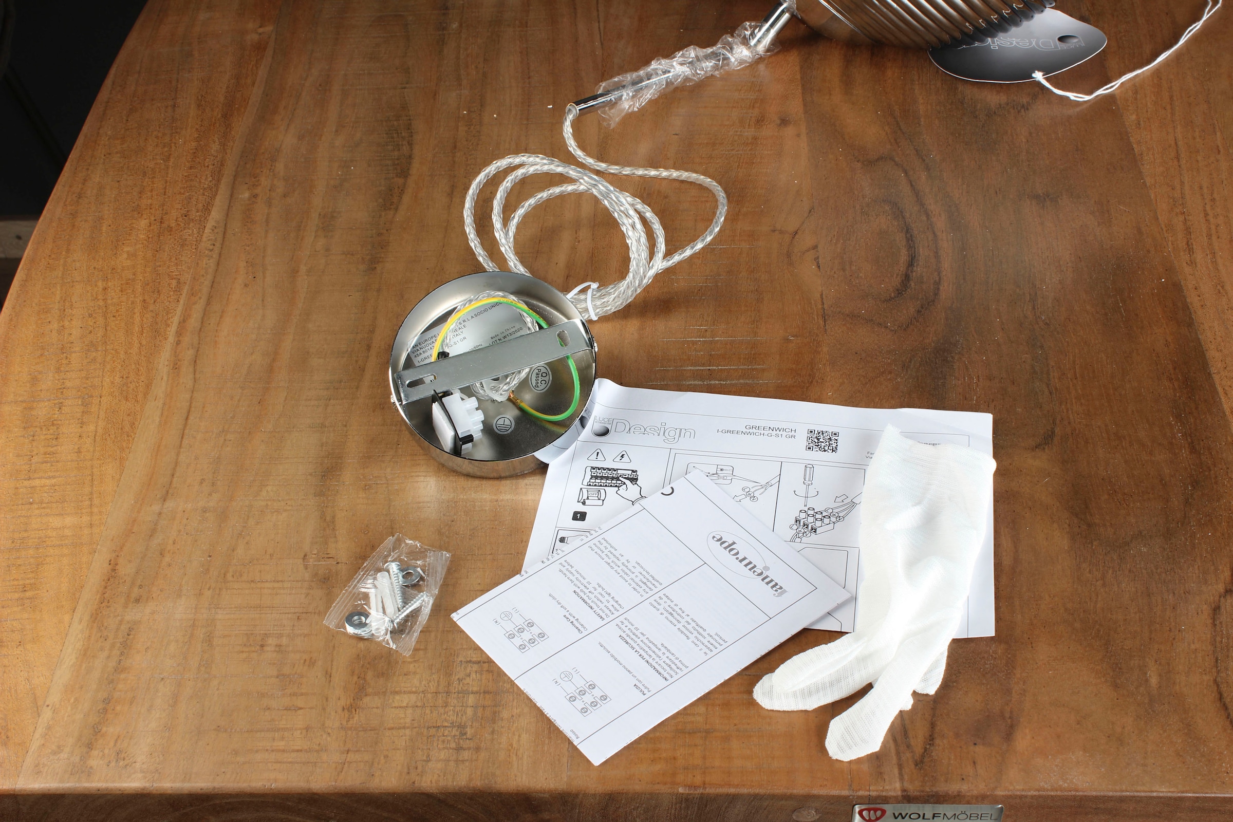 ECO-LIGHT Pendelleuchte »GREENWICH«, Leuchtmittel E27 | ohne Leuchtmittel