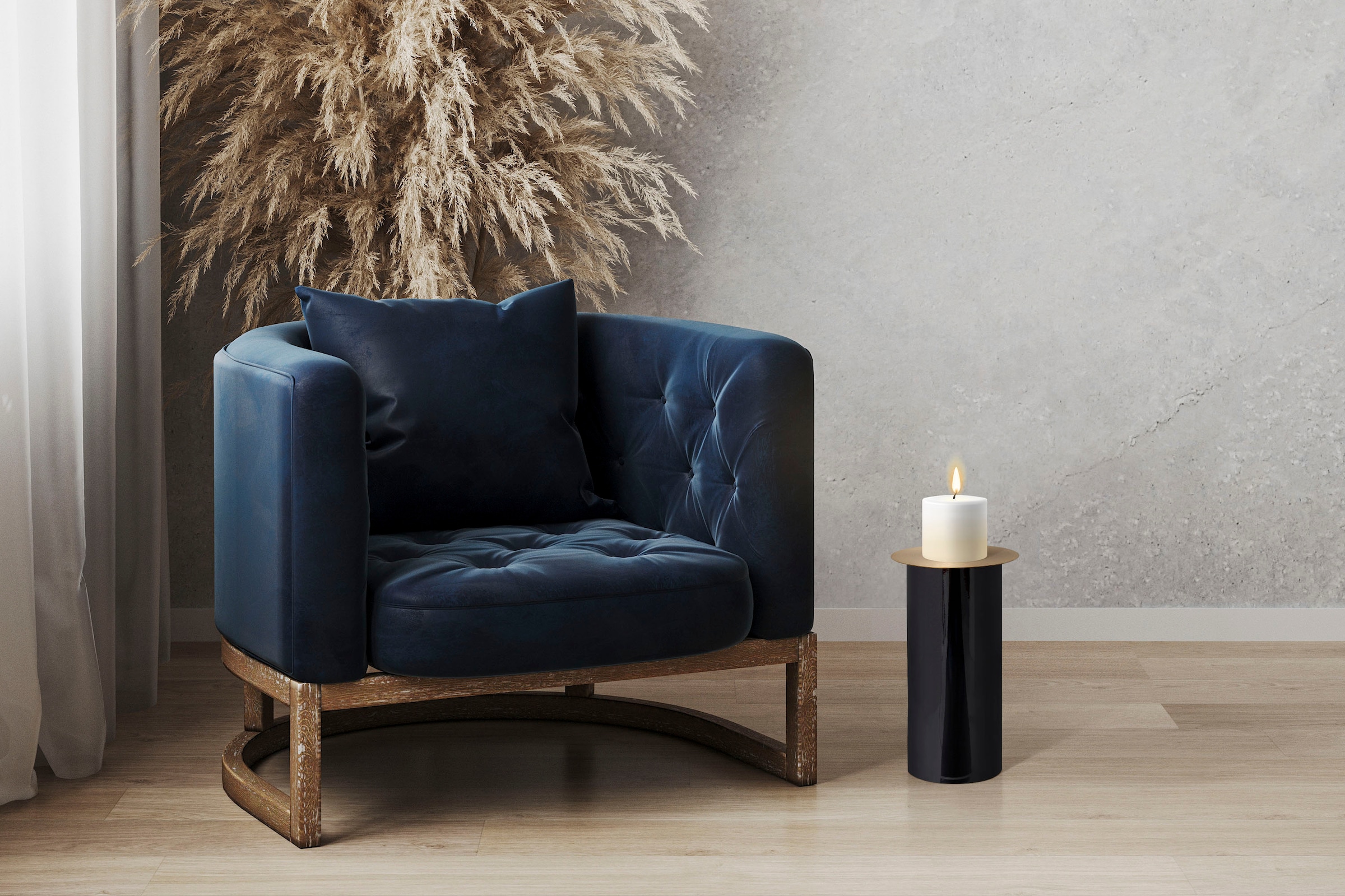 Kayoom Kerzenhalter »Bodenkerzenständer Art Deco 165«