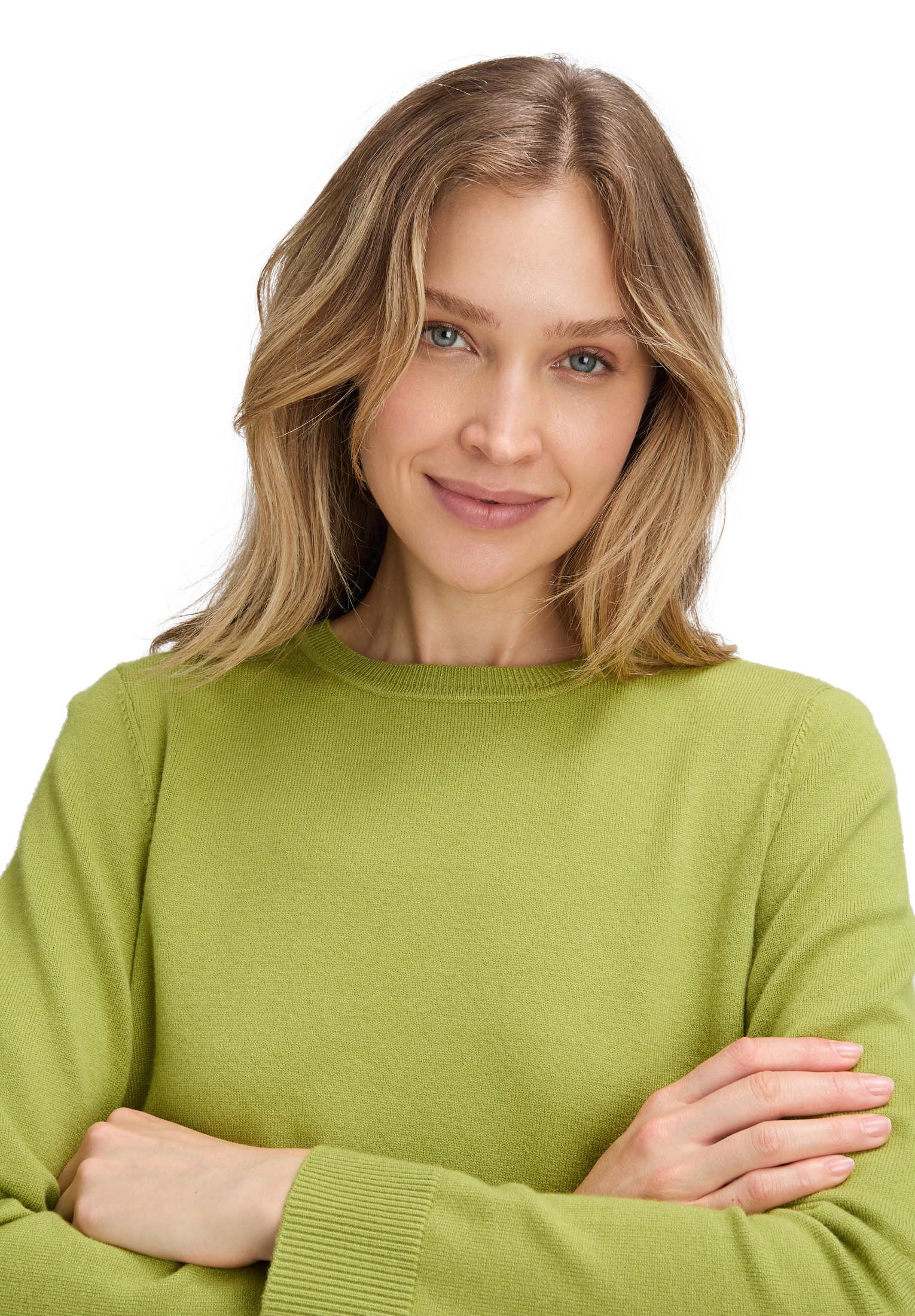 Betty Barclay Rundhalspullover »Basic-Strickpullover mit Rundhalsausschnitt«