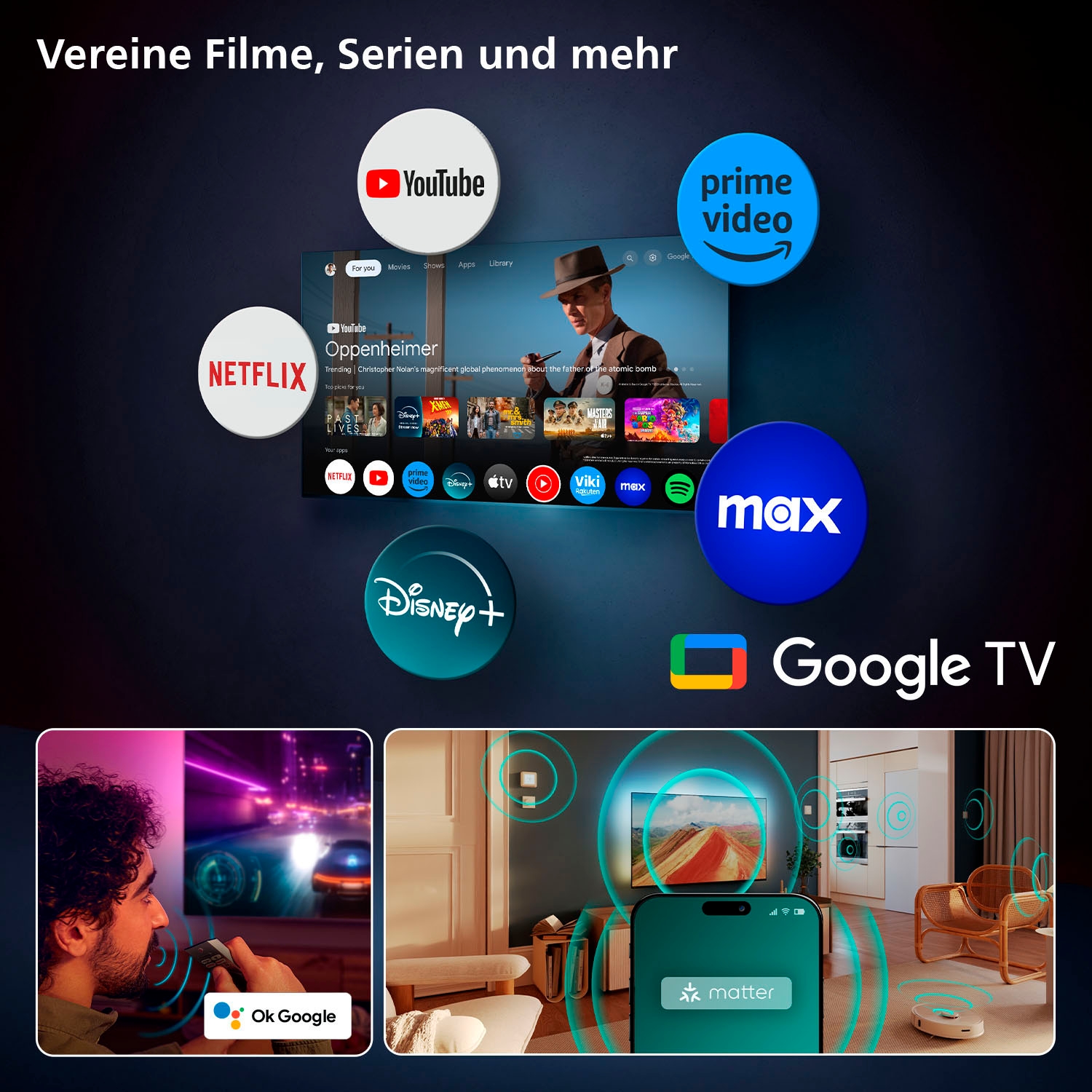 Philips OLED-Fernseher »42OLED810/12« 106 cm/42 ″ Smart-TV