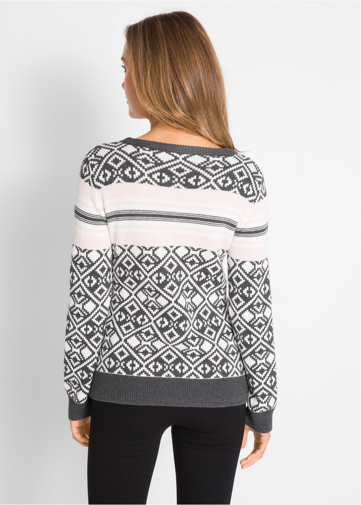 bonprix Norwegerpullover Norweger-Pullover
