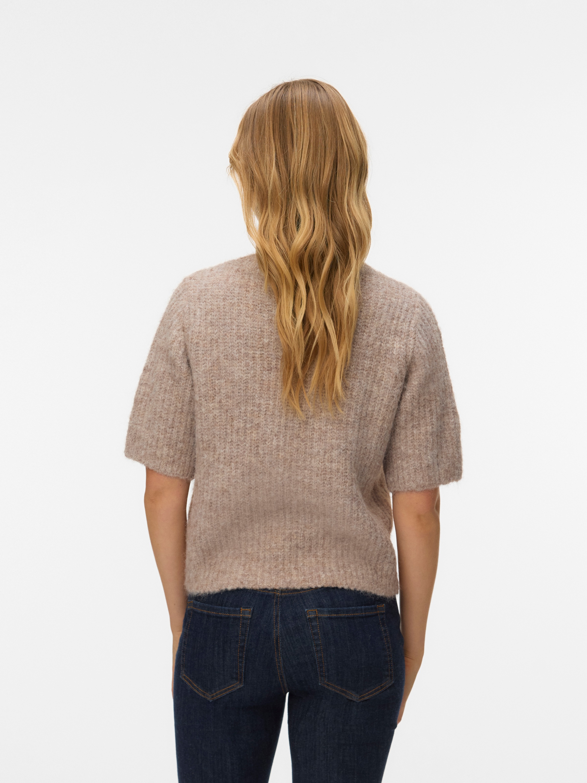 Vero Moda Strickpullover »VMAWSOME 2/4 O-NECK PULLOVER NOOS«