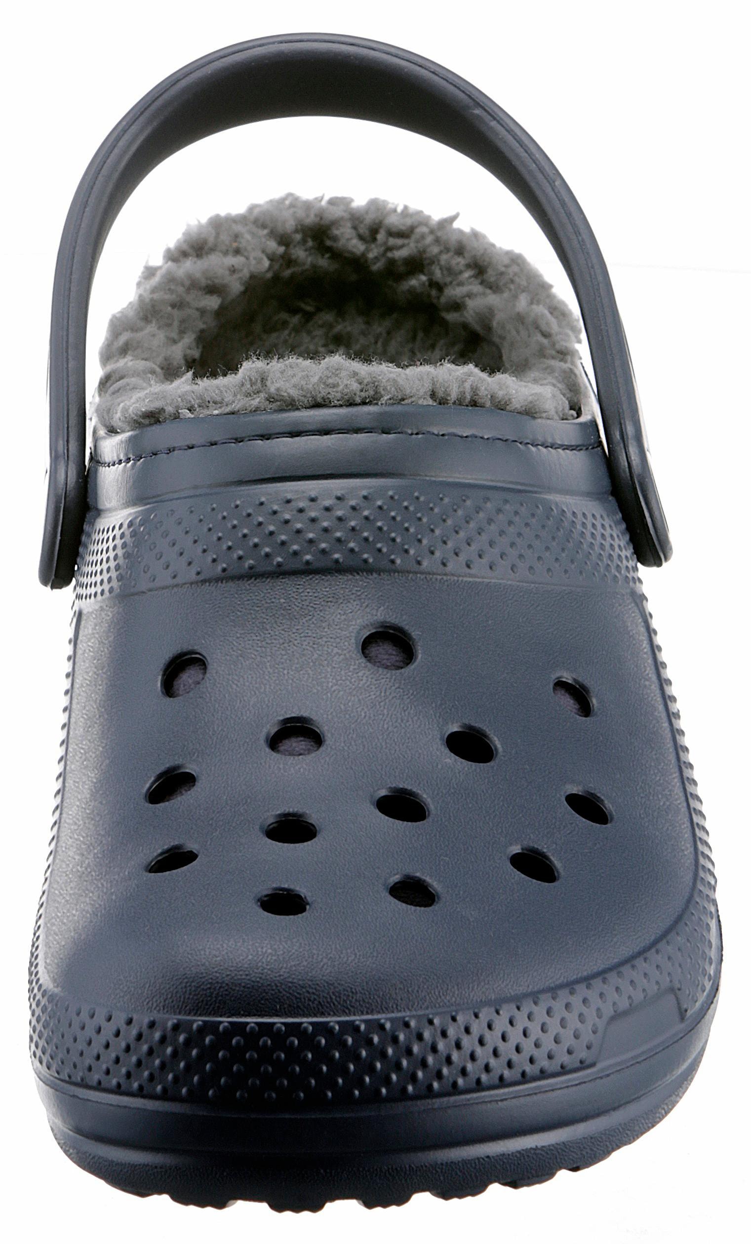 Crocs Hausschuh »Classic Lined Clog«, Gartenschuh, Schlappen, Clog, mit kuscheligem Fellimitat