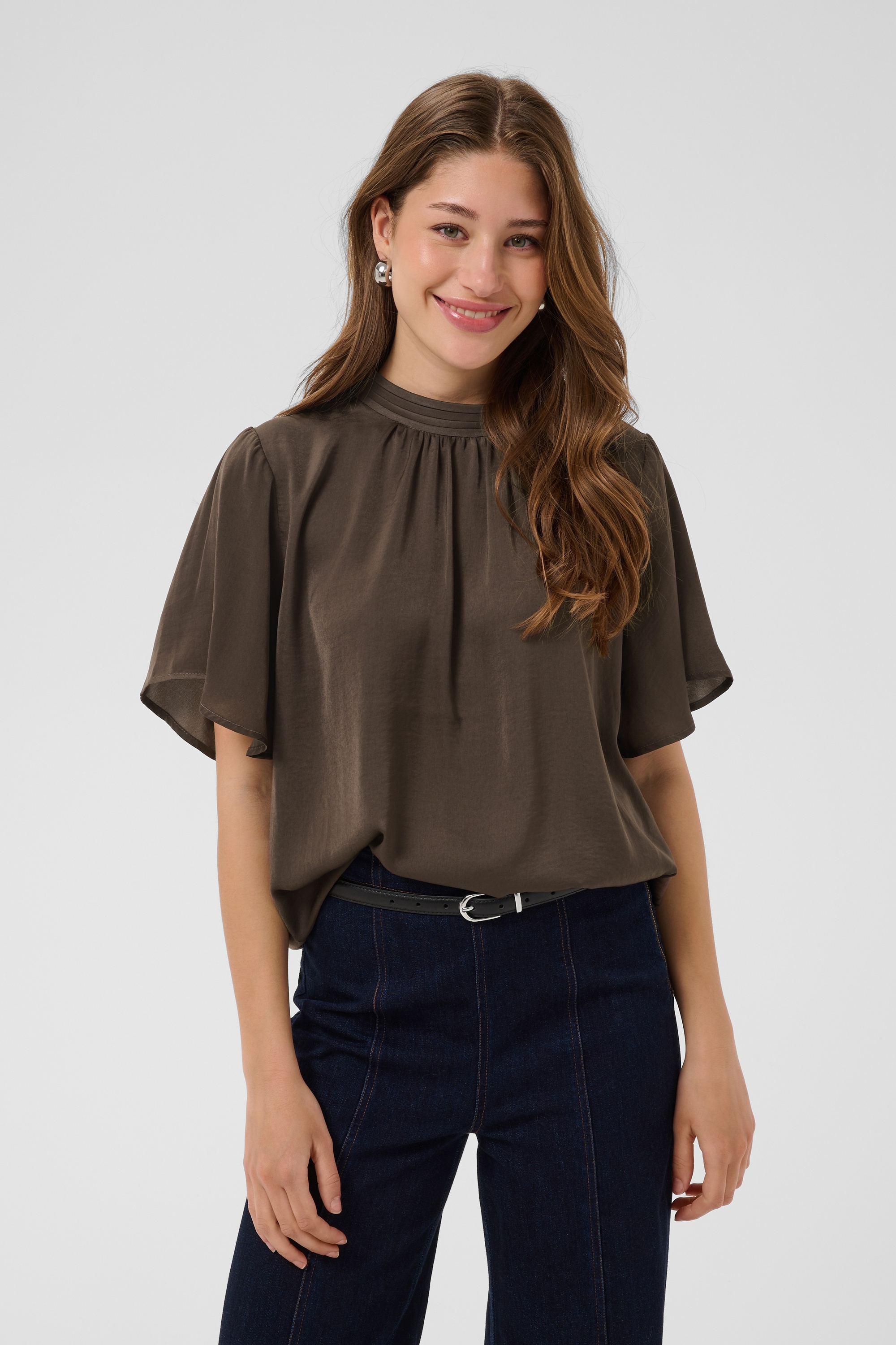 Saint Tropez Kurzarmbluse »Kurzarm-Bluse AileenSZ«