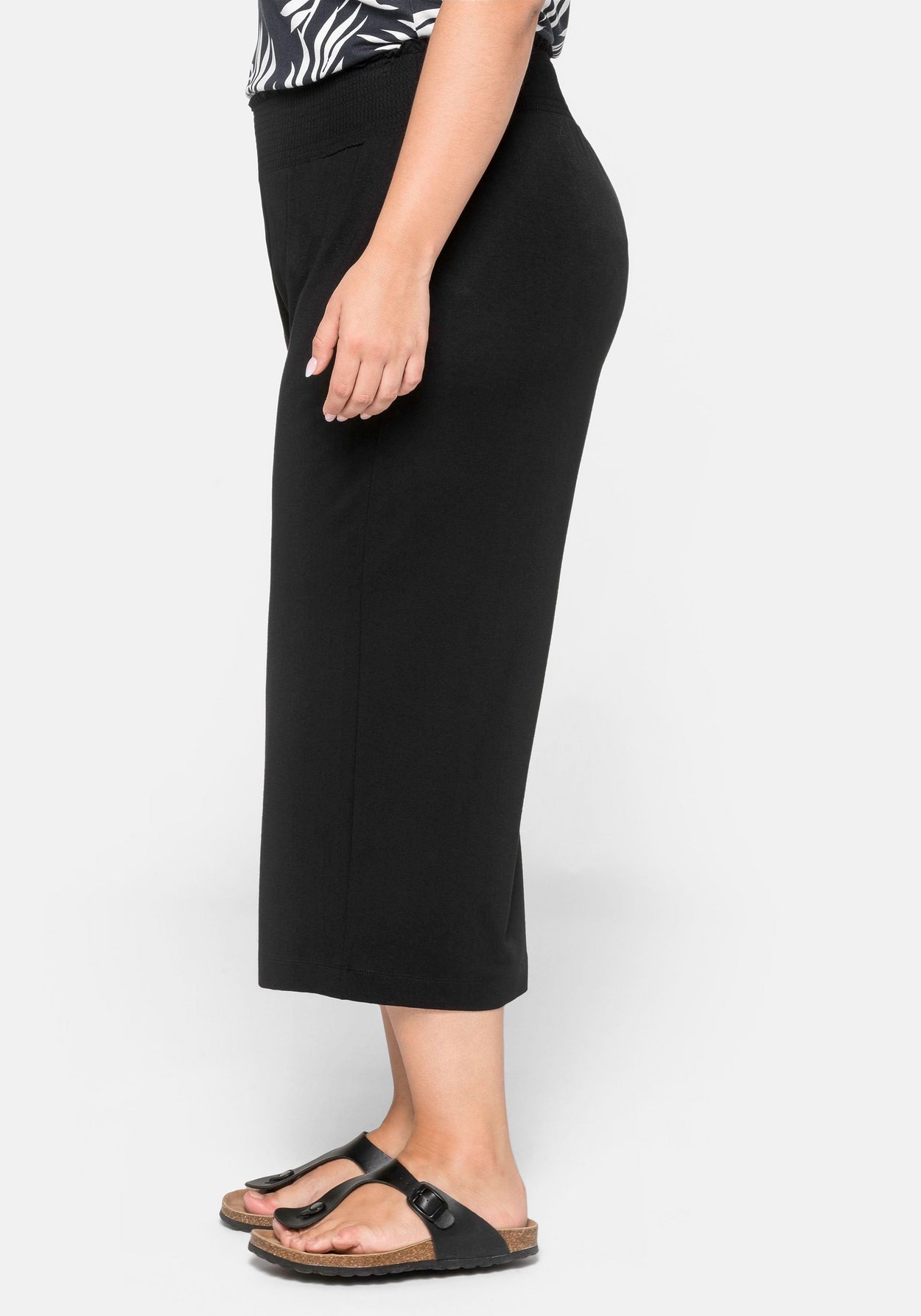 Sheego Jerseyhose »Strandhose in legerer 3/4-Länge«