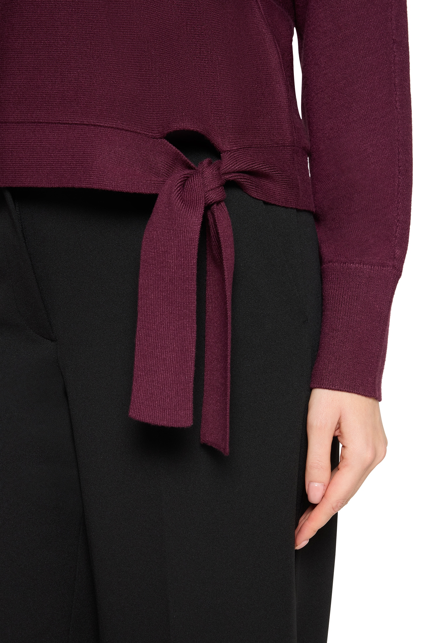 Betty Barclay Rundhalspullover »Feinstrickpullover mit Fledermausärmeln«