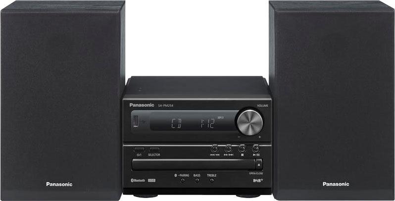 (Bluetooth (DAB+)-FM-Tuner Panasonic »SC-PM254EG«, mit OTTO bei RDS Microanlage W) 20 Digitalradio