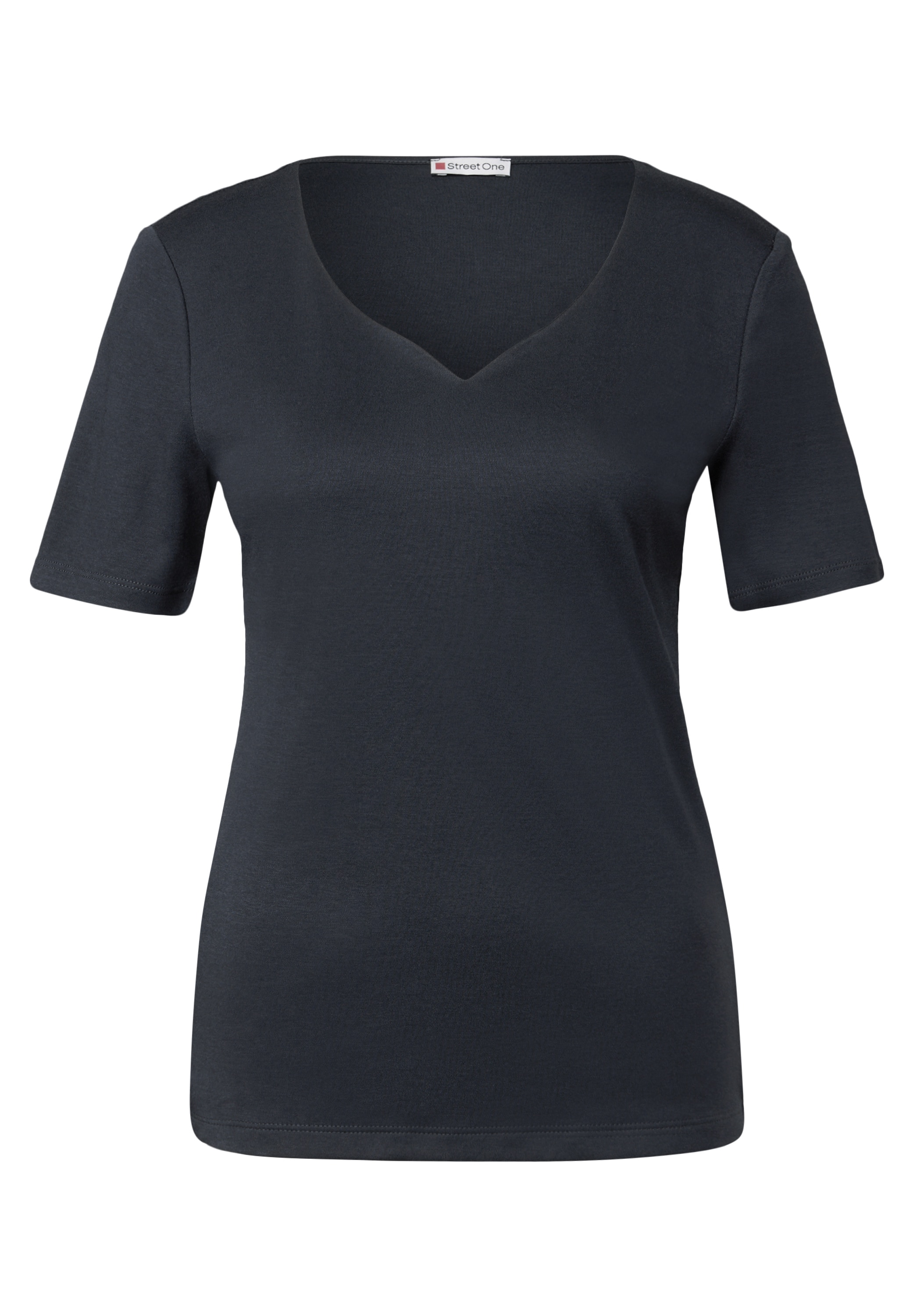 STREET ONE T-Shirt, mit Herzausschnitt