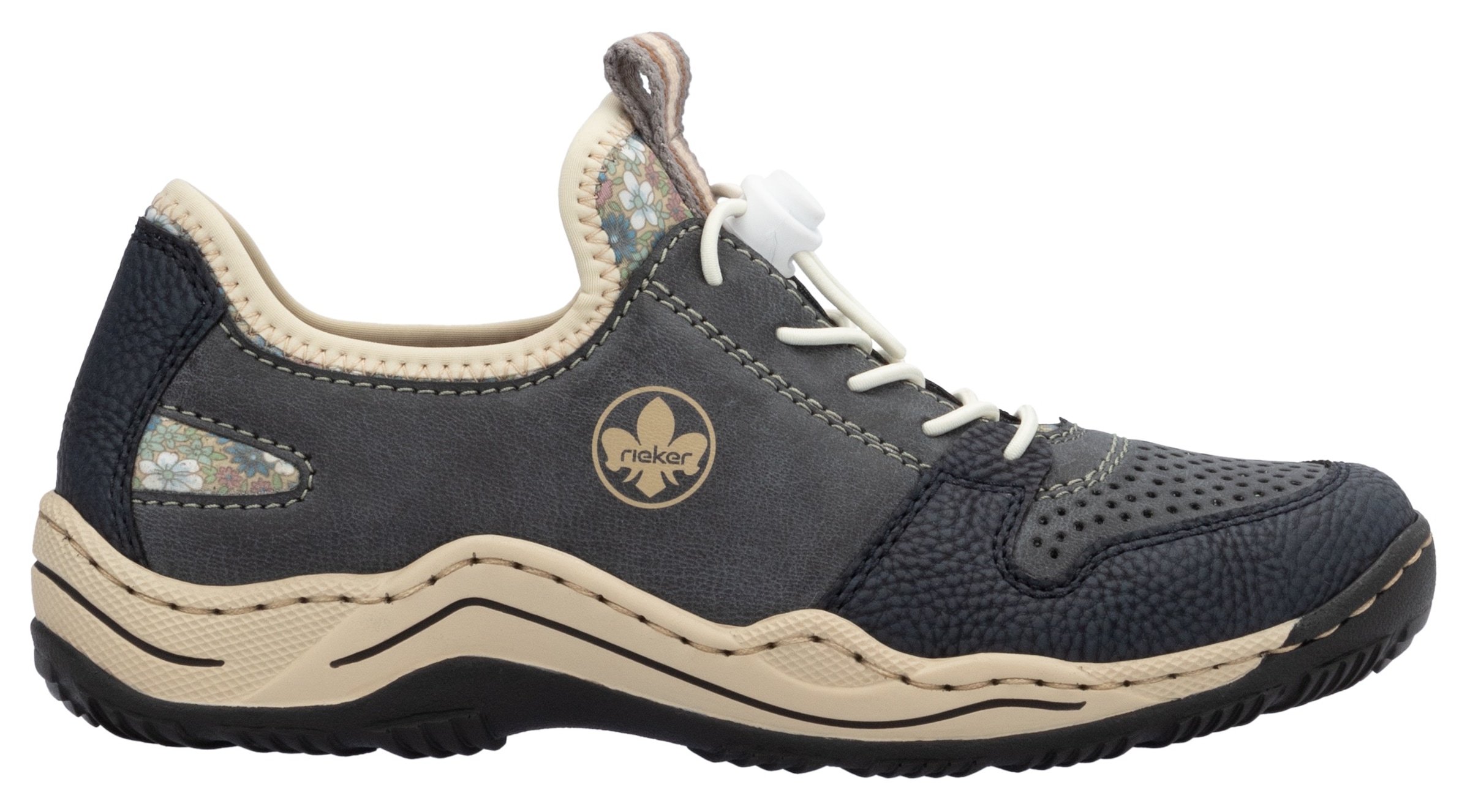 Rieker Schnürschuh, mit elastischem Gummizug