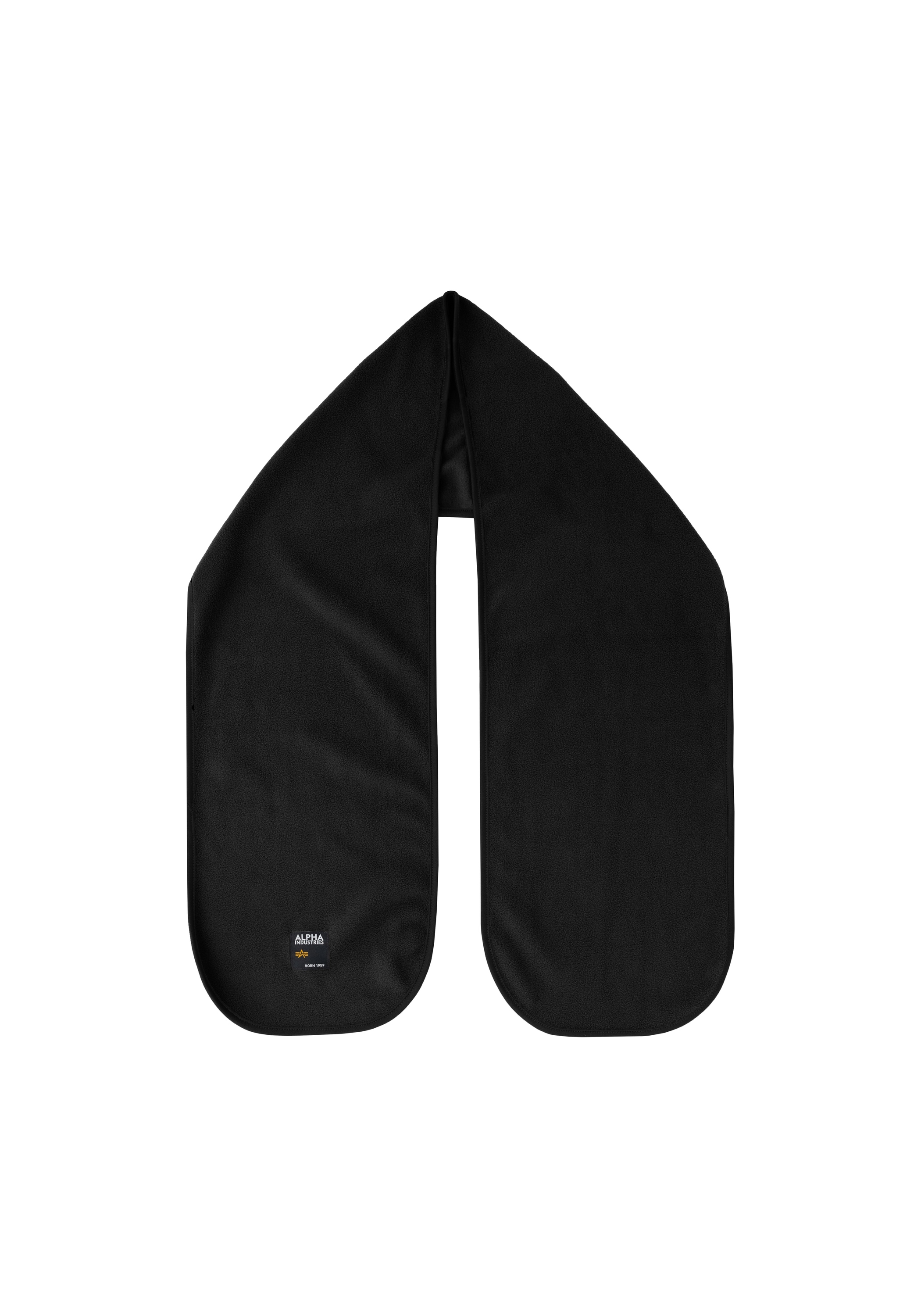 Alpha Industries Schal »Label Fleece Scarf« in schwarz, Größe onesize