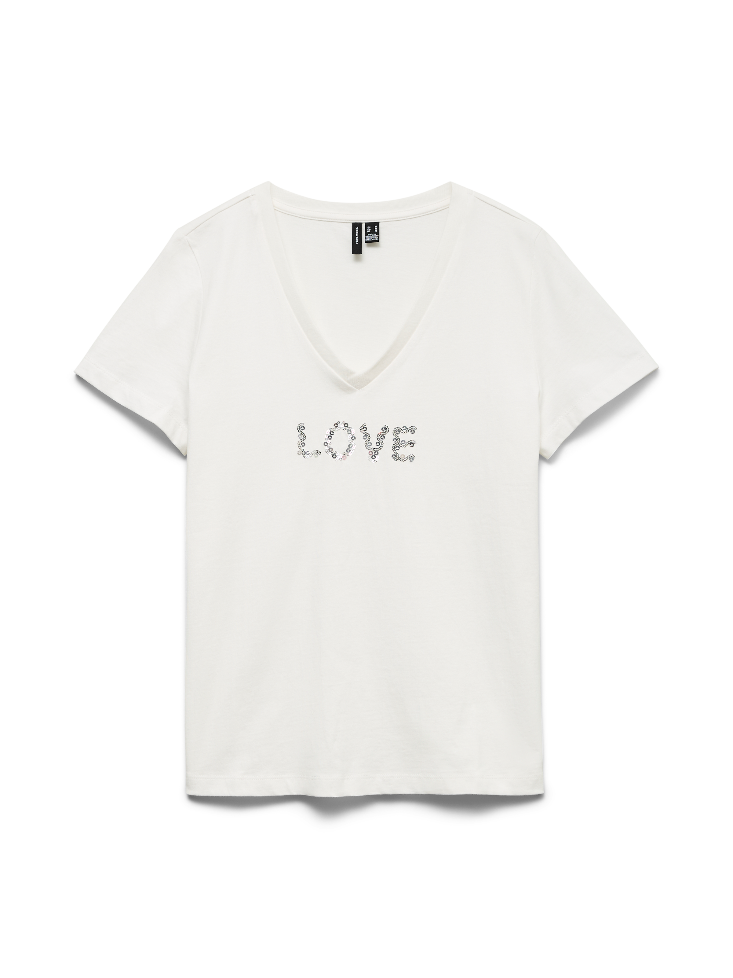 Vero Moda Kurzarmshirt »VMJOAN VANESSA SS TOP BOX JRS« Baumwolle, regular fit
