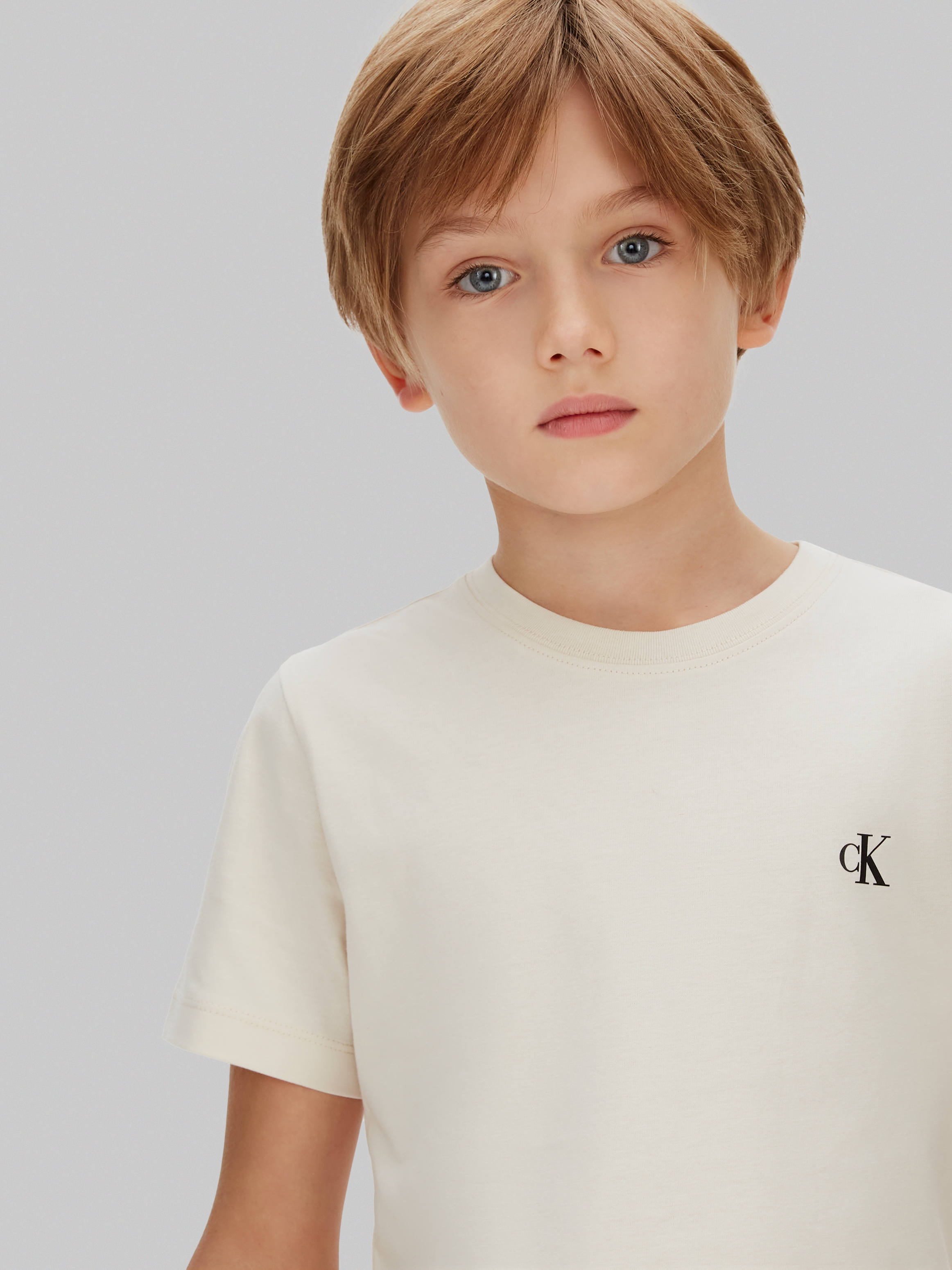 Calvin Klein Jeans T-Shirt »2-PACK MONOGRAM TOP« für Kinder bis 16 Jahre mit Logoprägung