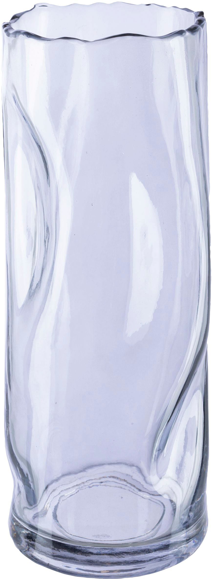 Tischvase »Blumenvase Caline«, (1 St.), Vase aus Glas, im Crunch-Design, Höhe ca. 26 cm