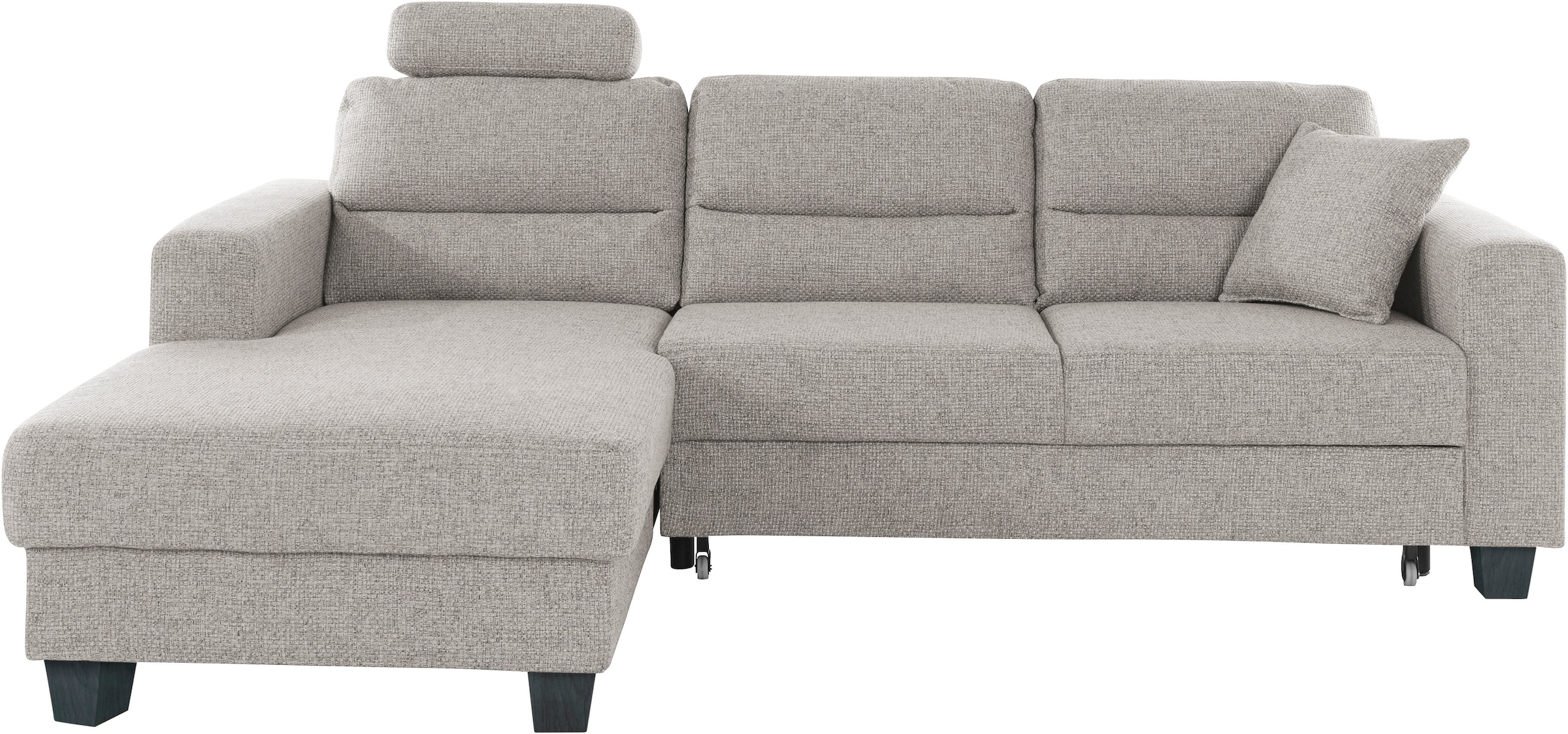 TRENDMANUFAKTUR Ecksofa »Chamber, zeitlos und modern, hoher Sitzkomfort, L-Form«, wahlweise mit Schlaffunktion