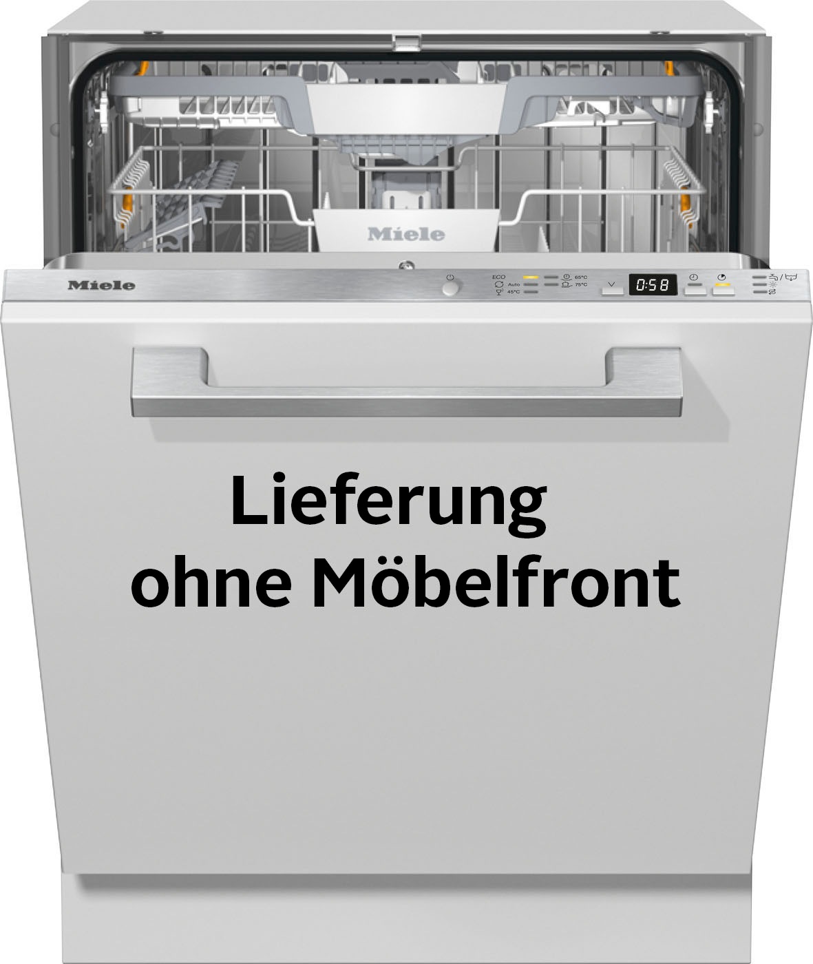 Miele vollintegrierbarer Geschirrspüler »G 5362 SCVi Active Plus S« 14 Maßgedecke in silberfarben