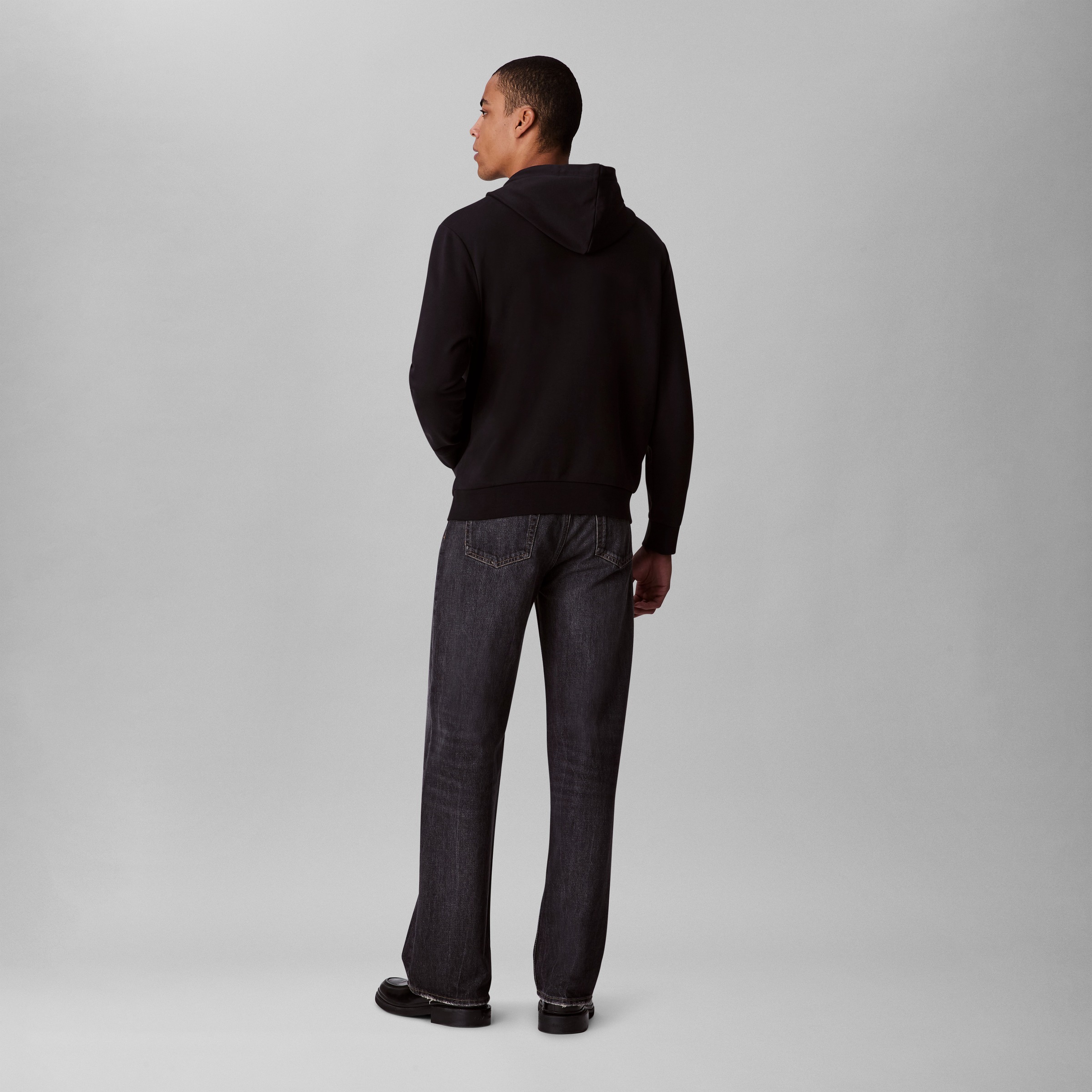 Calvin Klein Kapuzensweatshirt »LS E 350TRRY SP CK B«, Mit Rundhalsausschnitt