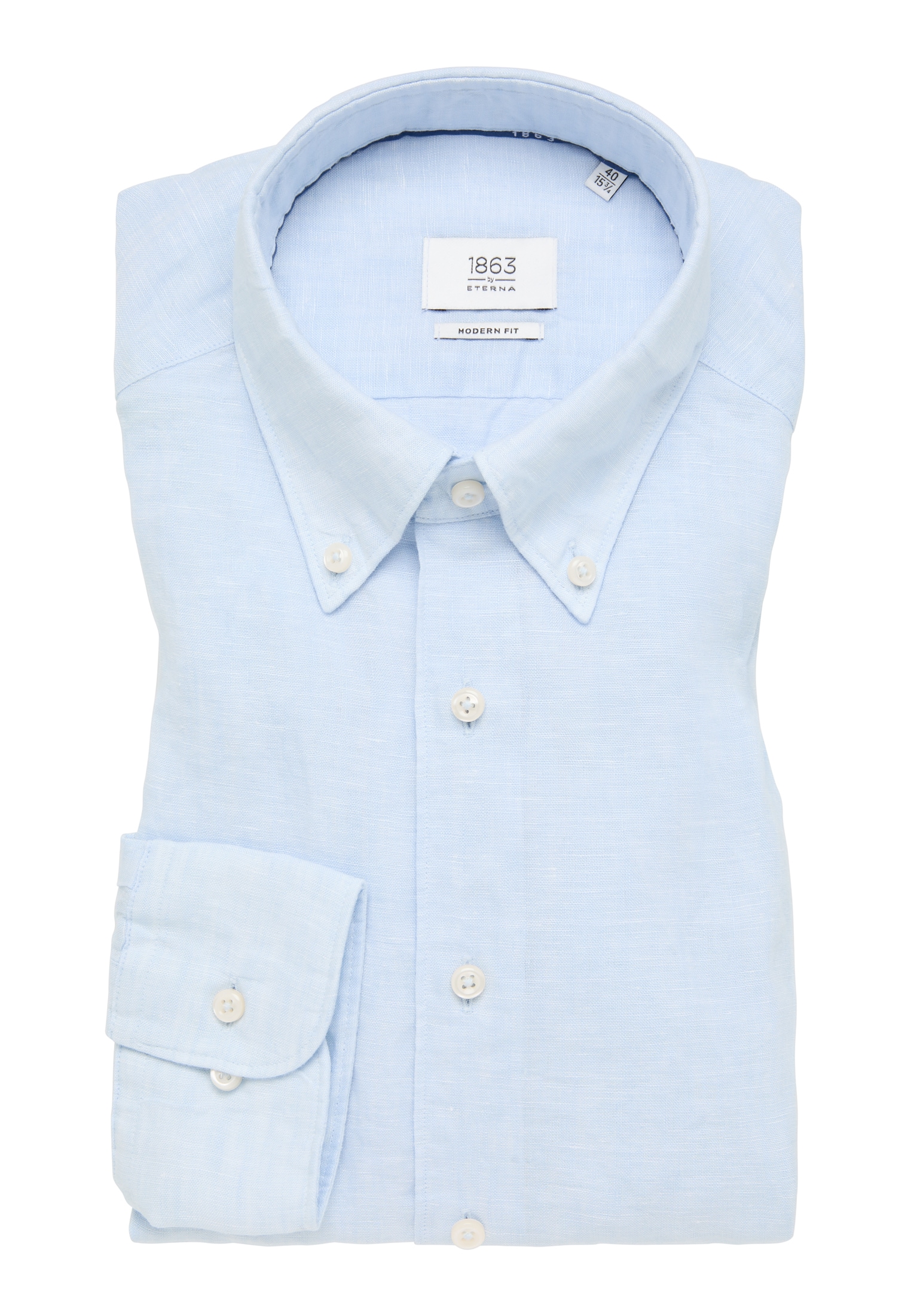 Eterna Langarmhemd »MODERN FIT« EASY IRON (bügelleicht)