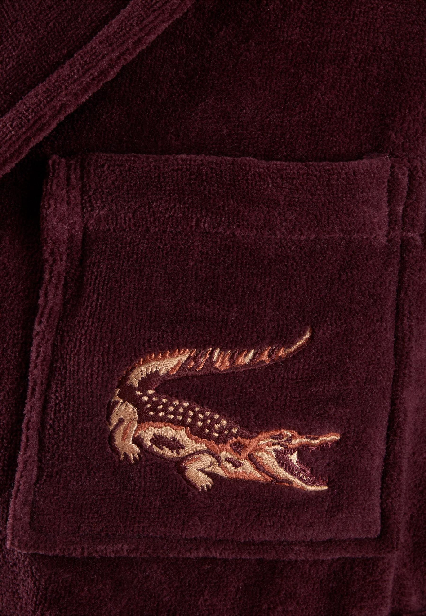 Lacoste Bademantel »LRENE« 1 Stk. mit Logostickerei Lacoste Krokodil