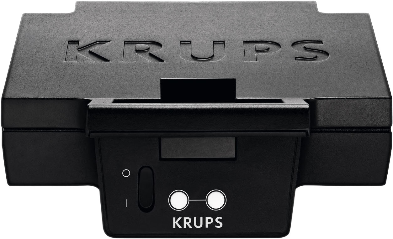 Krups Sandwichmaker »Iconic 3-Eckform mit elegantem Design, Keramik-Antihaftbeschichtung«, 850 W, extra-tiefe Platten, Maße: 23,1 x 26,5 x 10,8 cm, FDK461