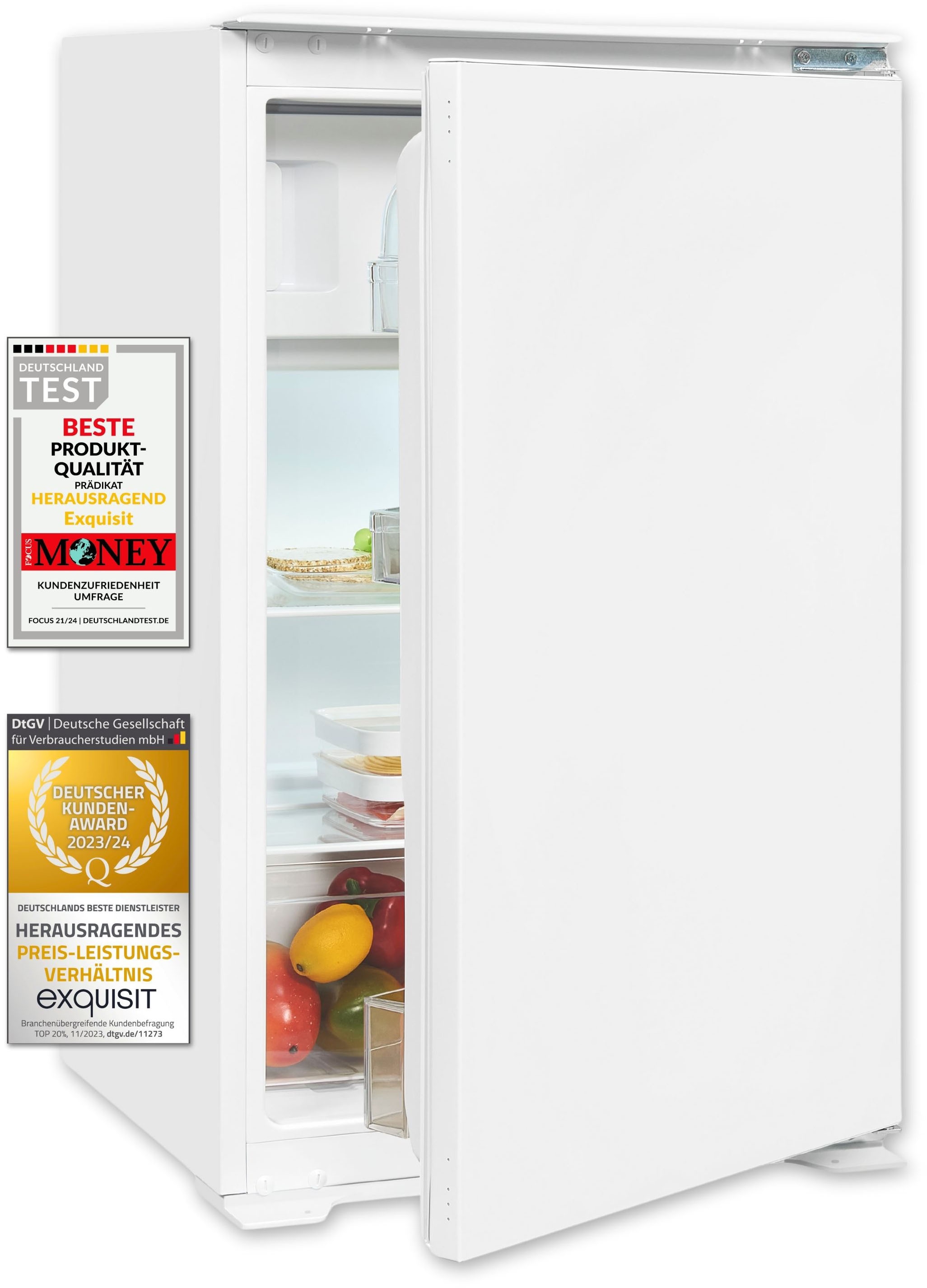 exquisit Einbaukühlschrank »EKS131-4-E-040E«
