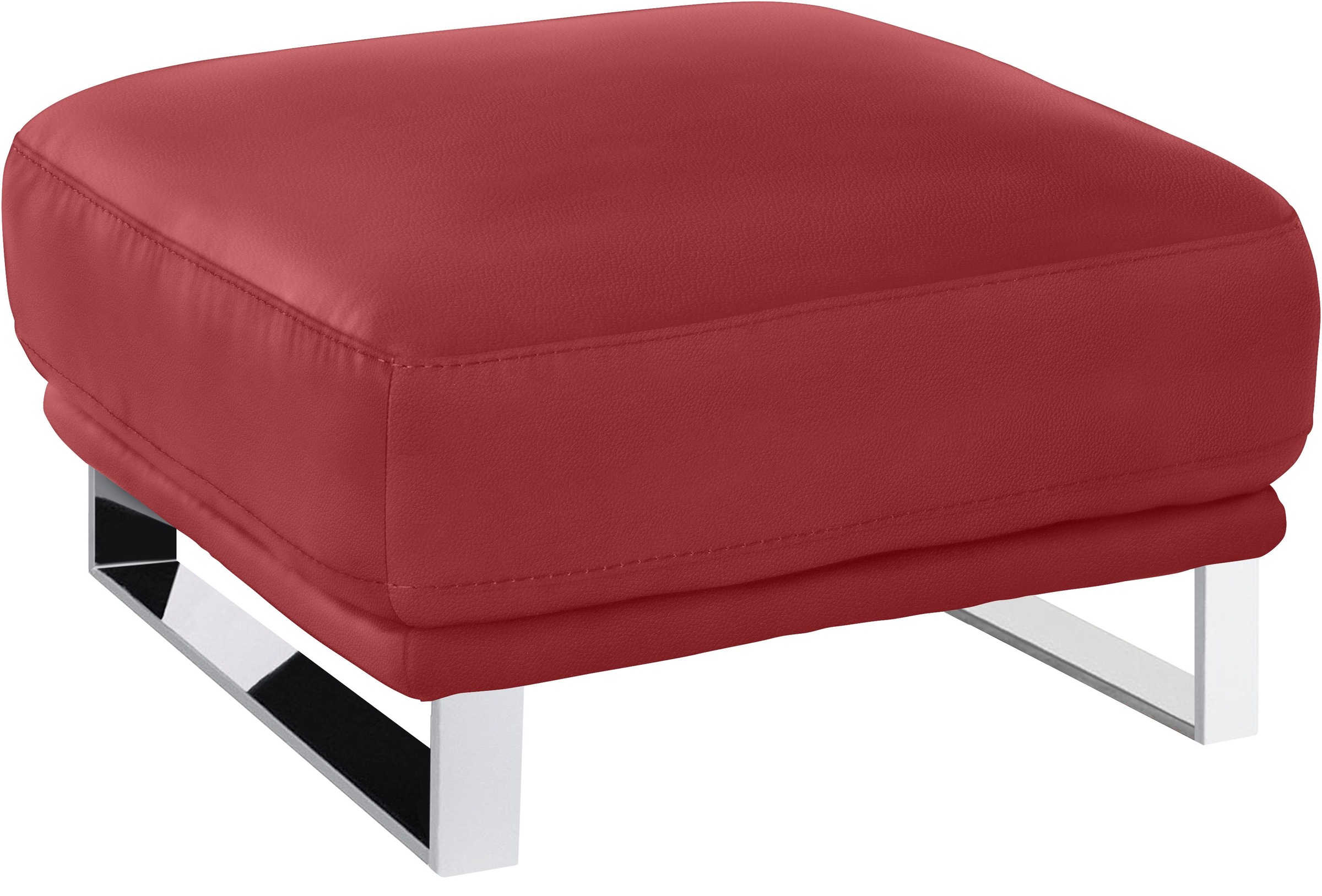 W.SCHILLIG Hocker »montanaa«, mit Metallkufen in Chrom glänzend, Breite 71 cm