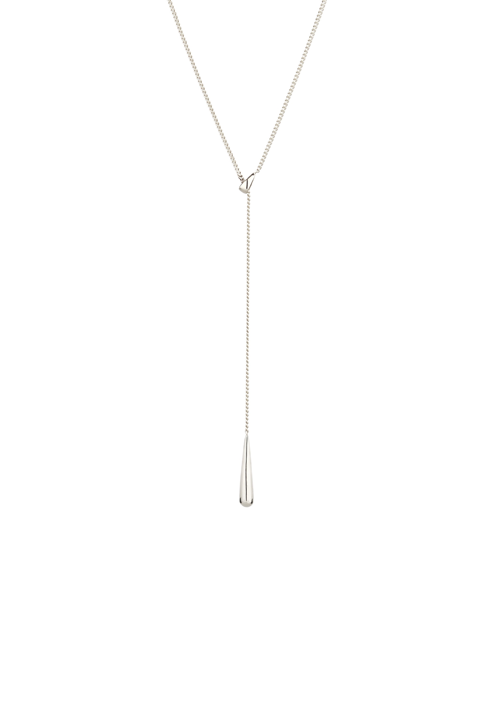 Elli Y-Kette »Halskette Y-Halskette Tropfen mit Kristall von Swarovski(R) Weiß, 925 Sterling Silber«