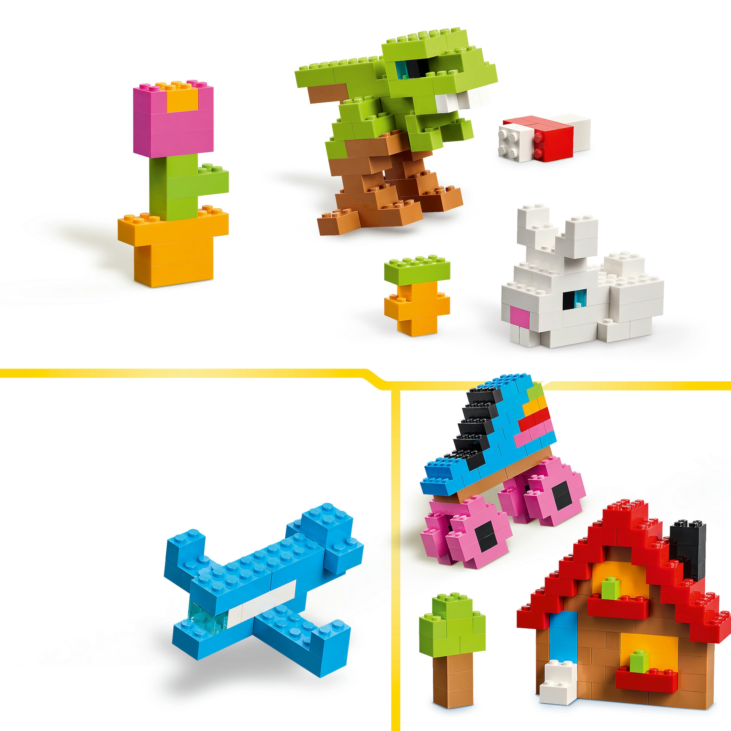 LEGO® Konstruktionsspielsteine »Kreative Bunte Steine (11045), LEGO Classic« Made in Europe