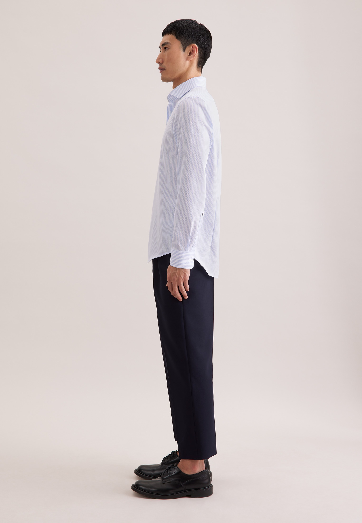 seidensticker Businesshemd »Schwarze Rose« X-Slim 1/1 Kentkragen Gestreift