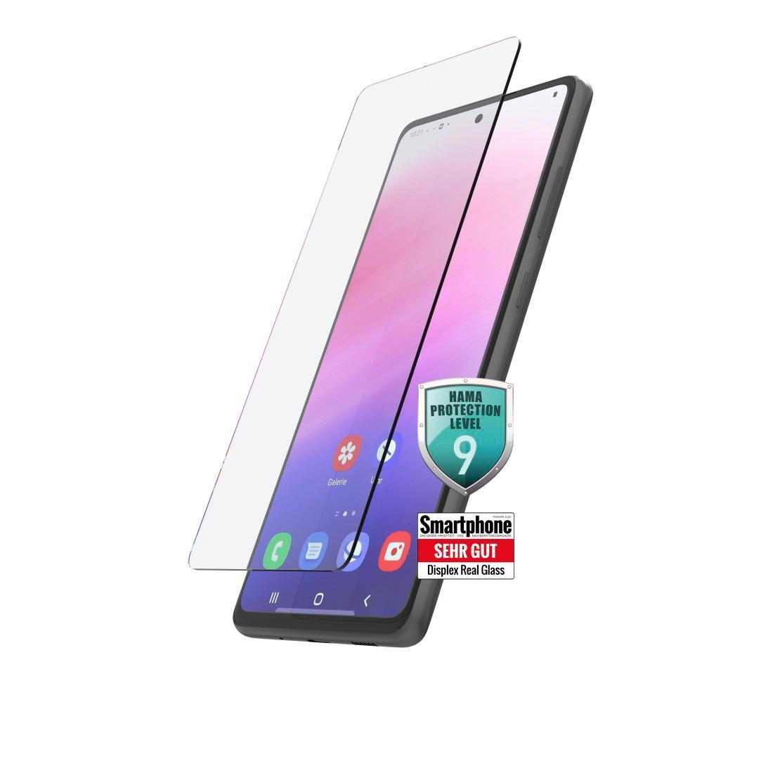 Hama Displayschutzglas »Echtglas-Displayschutz Premium Crystal Glass f. Samsung Galaxy A53 5G«