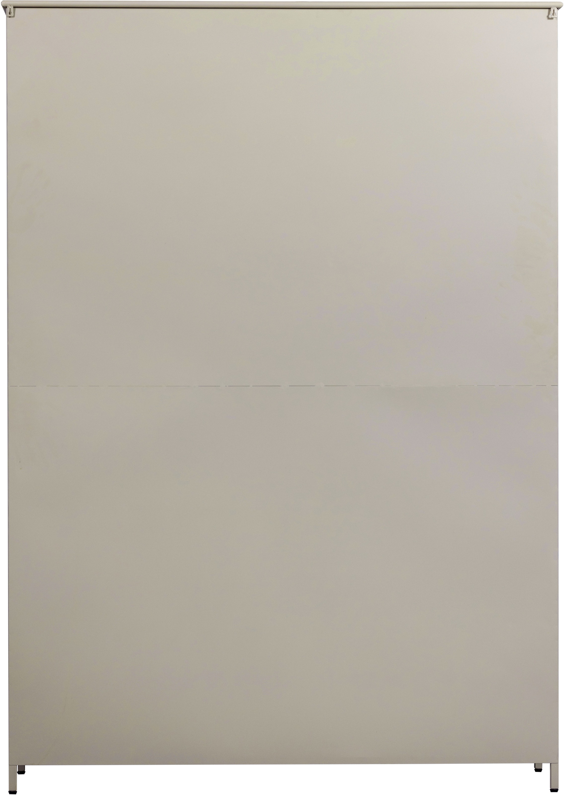 WOOOD Vitrine »WOOOD EXHIBIT XL 2-TÜRIG VITRINE SCHRANK METALL« Die Vitrine Exhibit aus mattem Metall bietet 5 robuste Einlegeböden.