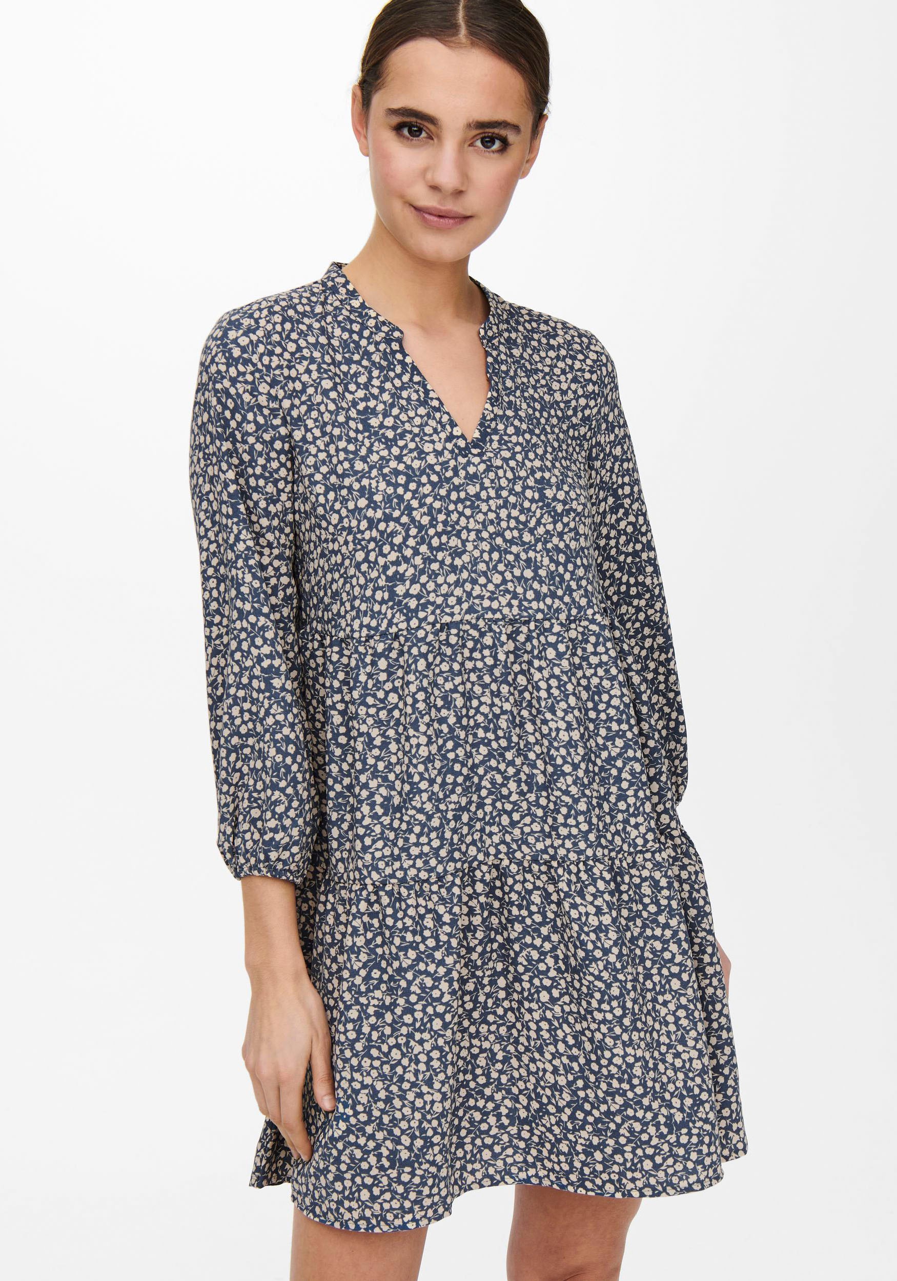 Only Tunikakleid »ONLFAVORITE THEA 7/8 DRESS«, mit Volant