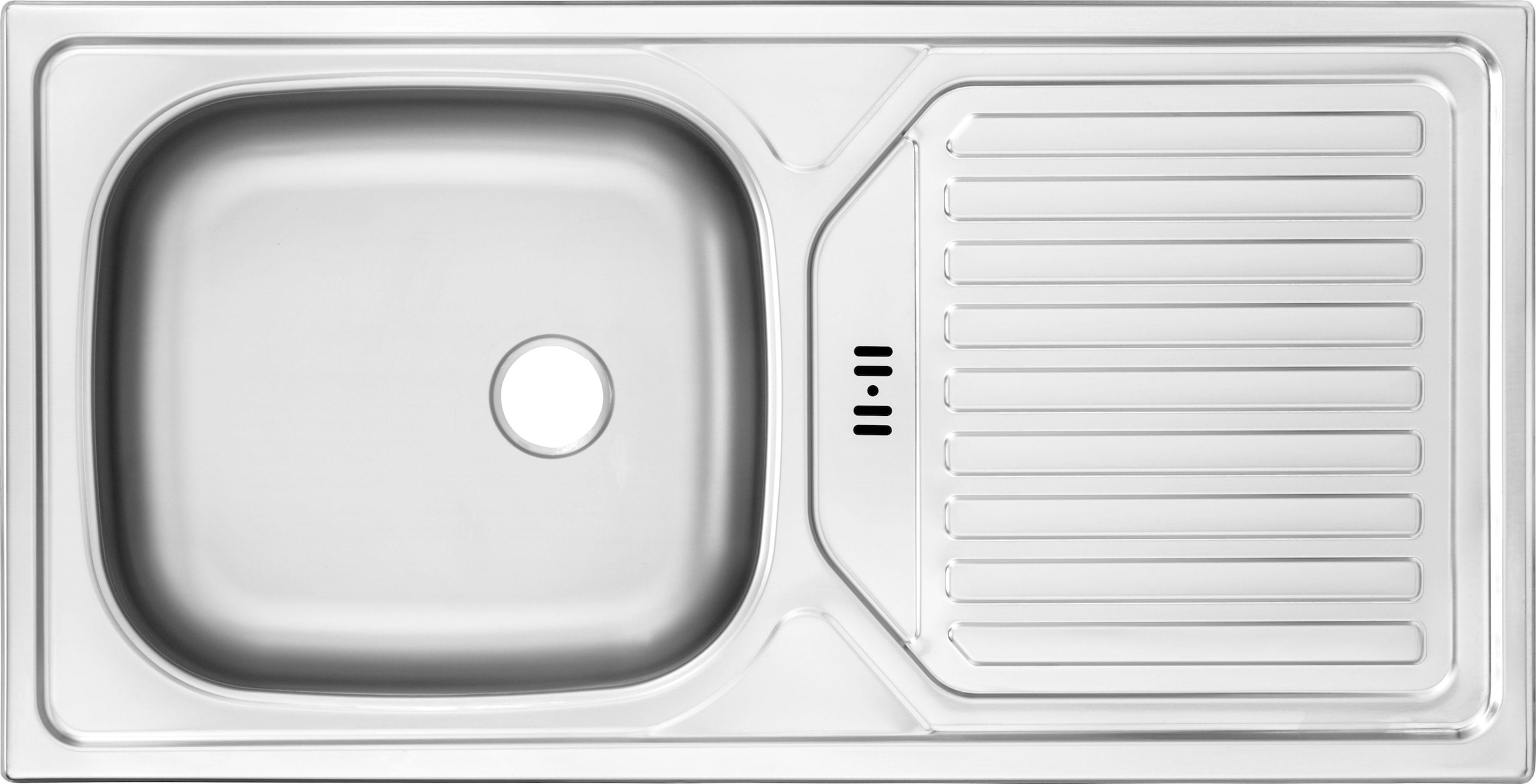OPTIFIT Winkelküche »Bern mit Hanseatic-E-Geräten«, Stellbreite 285x175 cm, mit Induktionskochfeld, Soft-Close