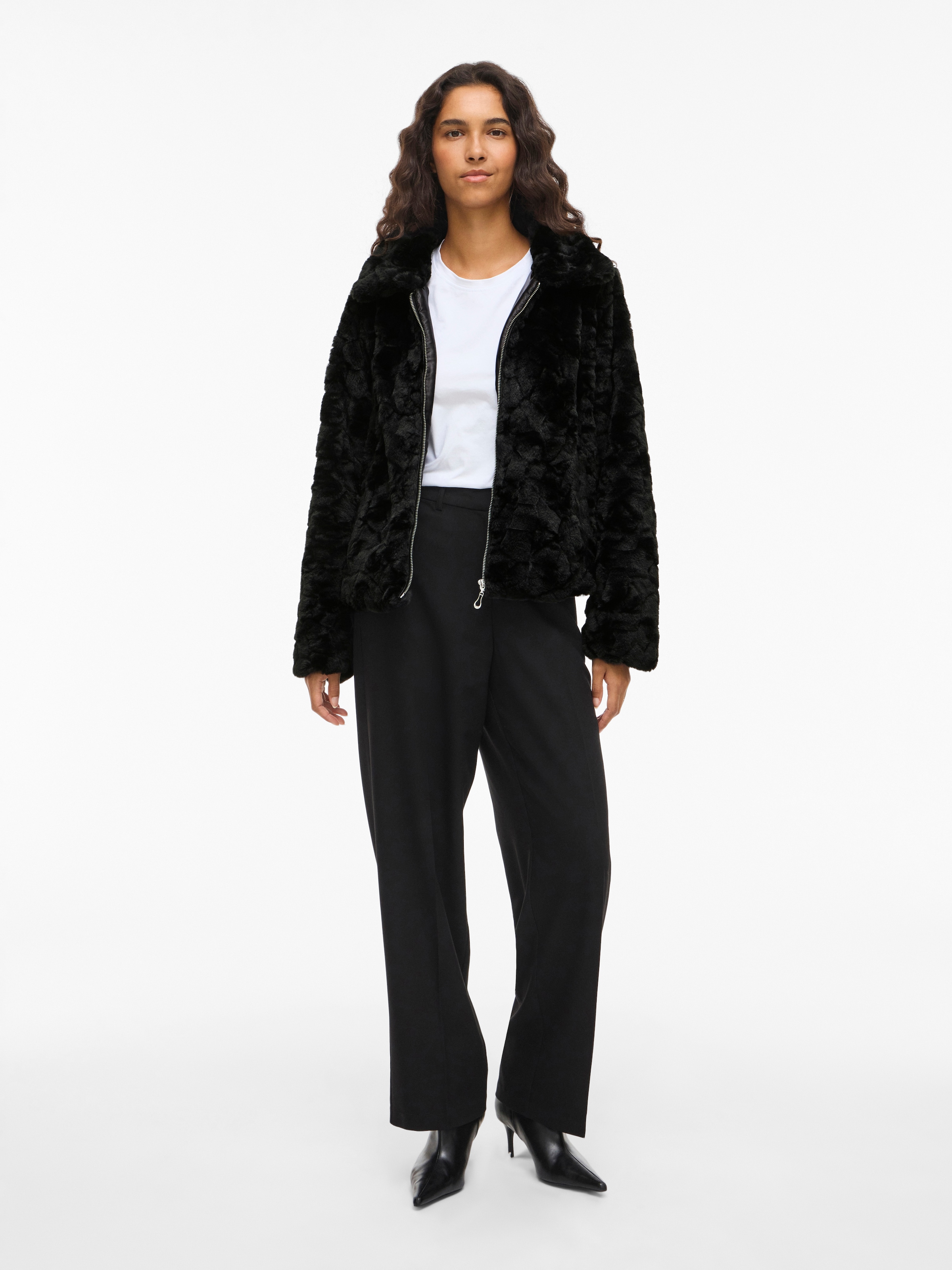 Vila Steppjacke »VIDORTE L/S JACKET/PB«, ohne Kapuze
