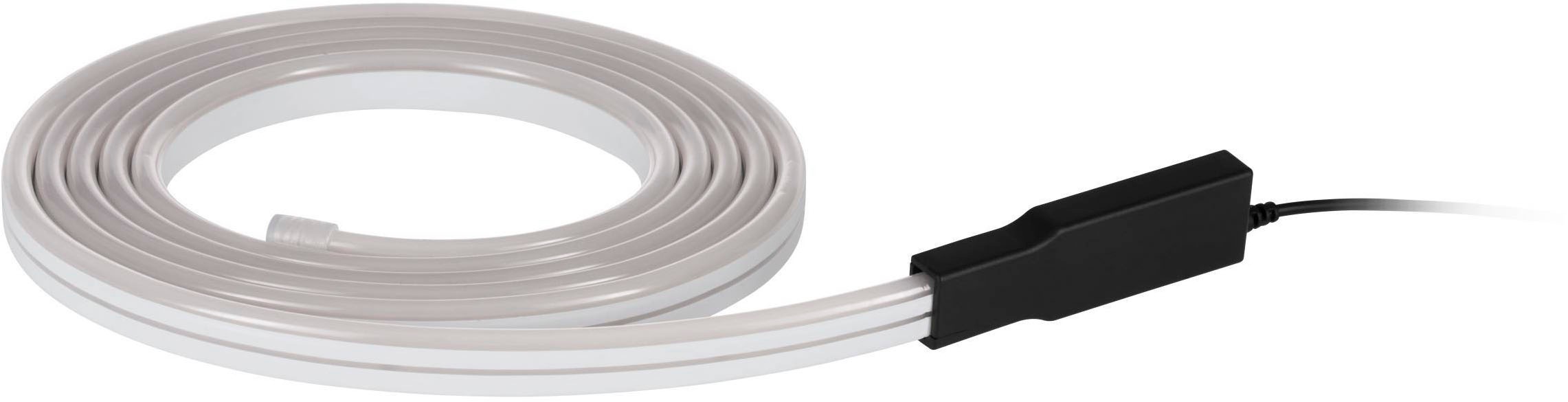 EGLO LED-Streifen »Flatneon-z LED Stripe, ZigBee, LED Streifen, Sprachsteuerung, IP44« 1 Stk.-flammig Leuchtband/-stab - L300 x B1,8 x H0,8 cm - weiß - 21W inkl.