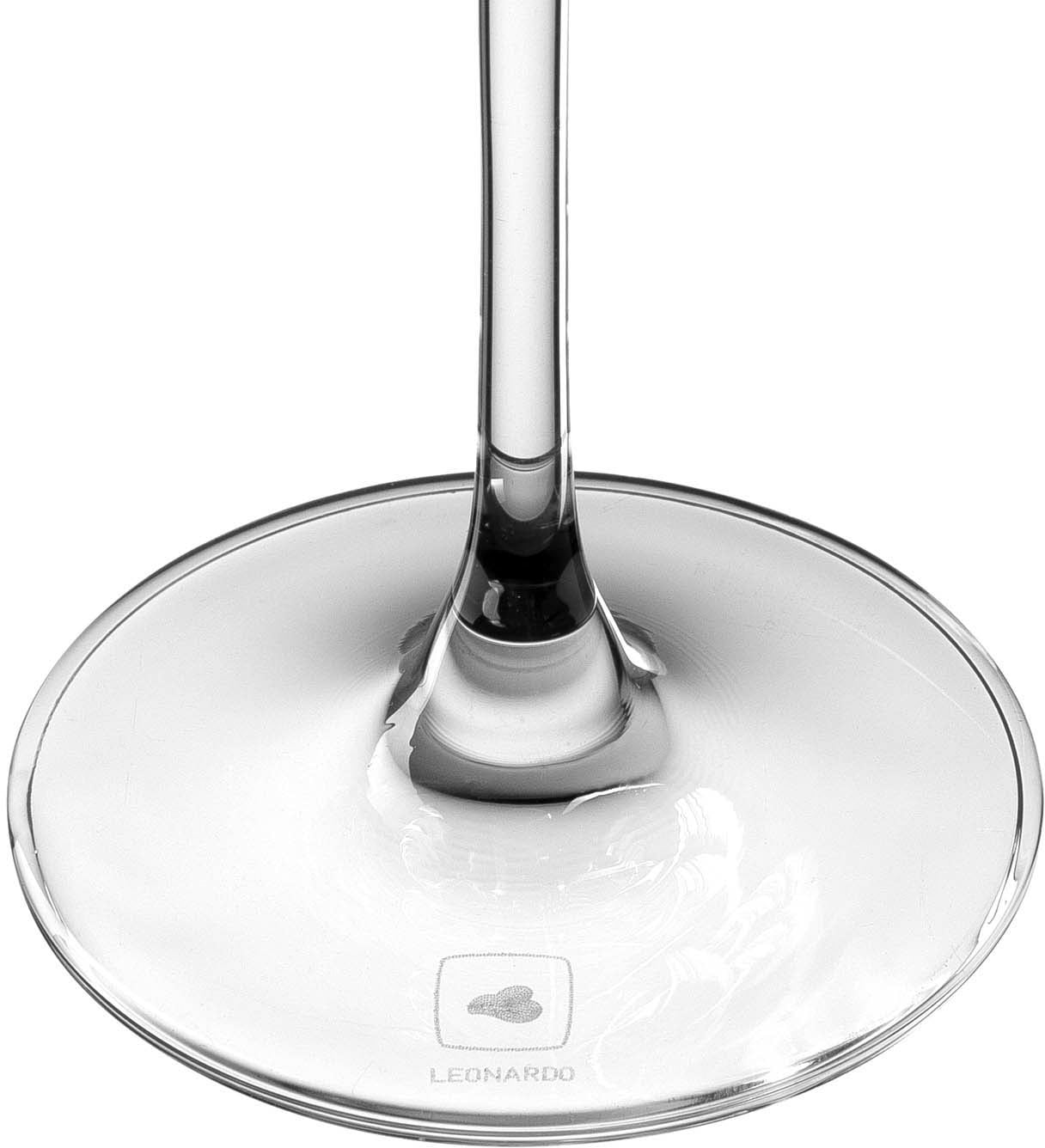 LEONARDO Sektglas »PUCCINI«, (Set, 6 tlg.), 280 ml, 6-teilig